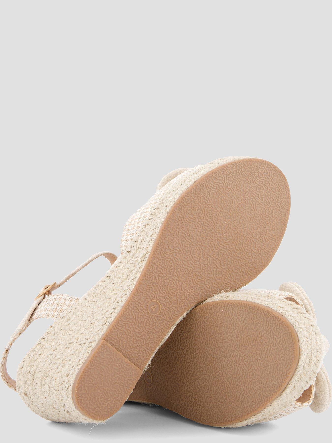 Image 4 of 7 of The Very Collection EXTRA WIDE WEDGE SANDAL