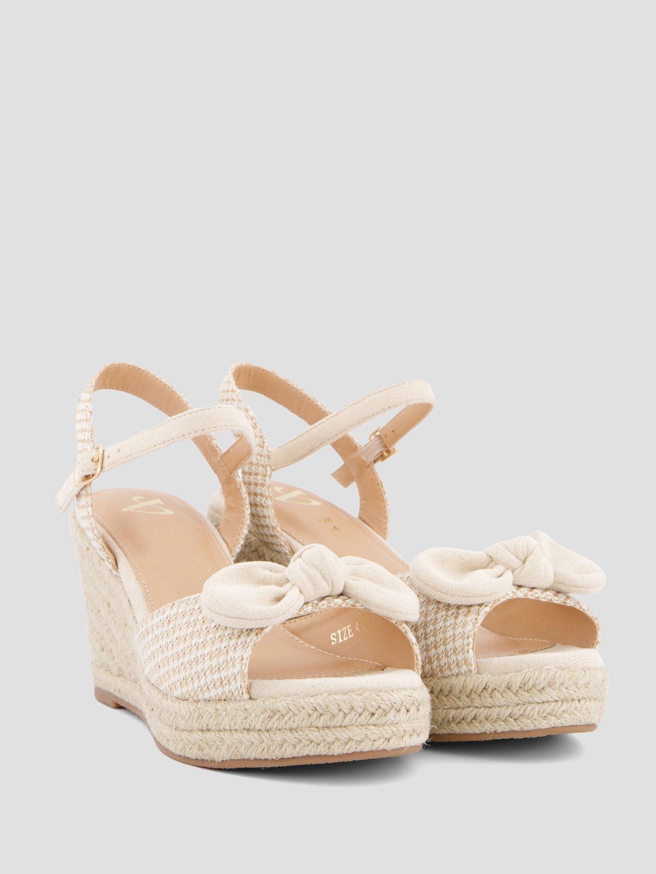 Image 6 of 7 of The Very Collection EXTRA WIDE WEDGE SANDAL