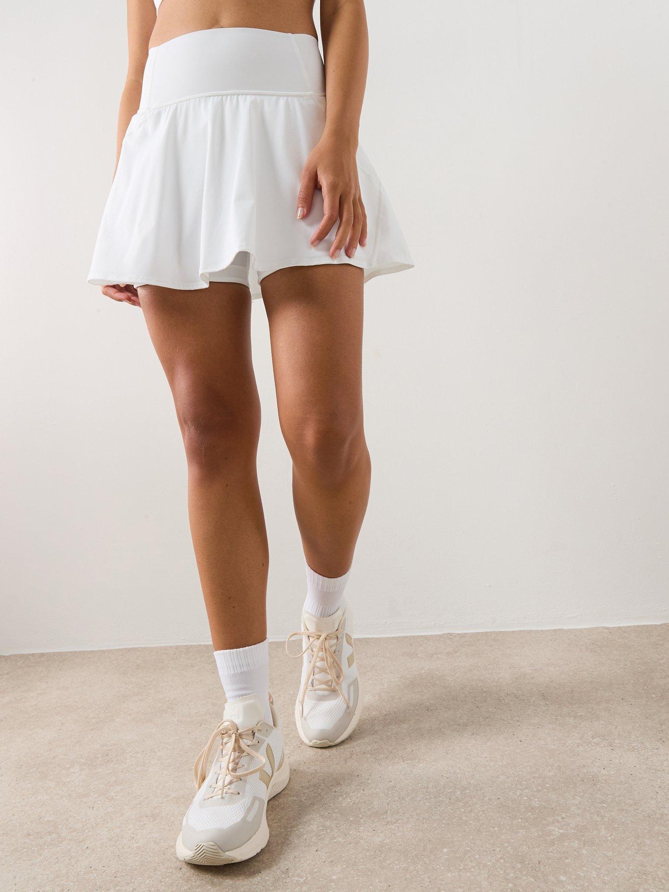 Image 1 of 6 of Sweaty Betty Womens Training Power Skort - White