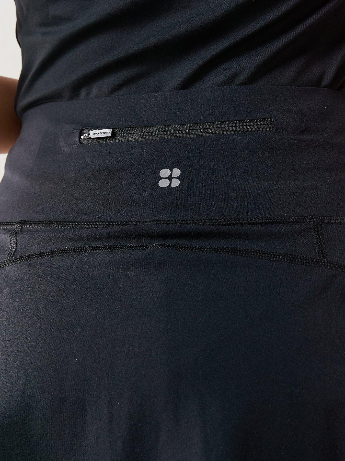 Image 4 of 6 of Sweaty Betty Womens Training Power Pro Skort - Black