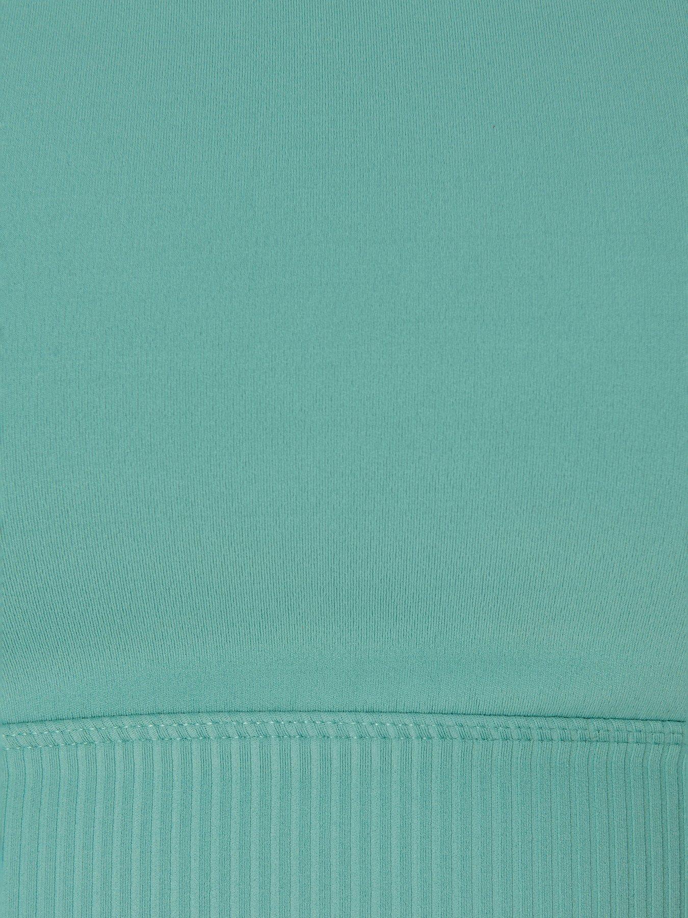Image 6 of 7 of Sweaty Betty Womens Training Ultimate Studio Ribbed Bra - Green