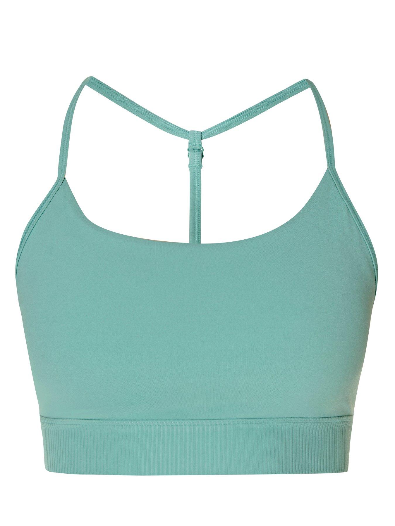Image 7 of 7 of Sweaty Betty Womens Training Ultimate Studio Ribbed Bra - Green