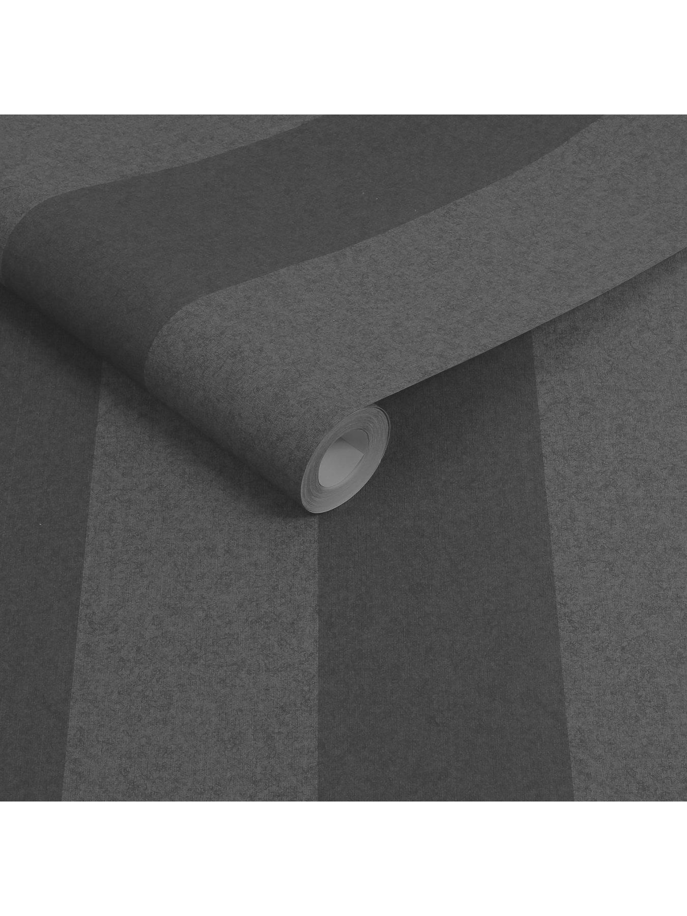 Image 2 of 3 of Superfresco Easy Regent Stripe Charcoal Wallpaper