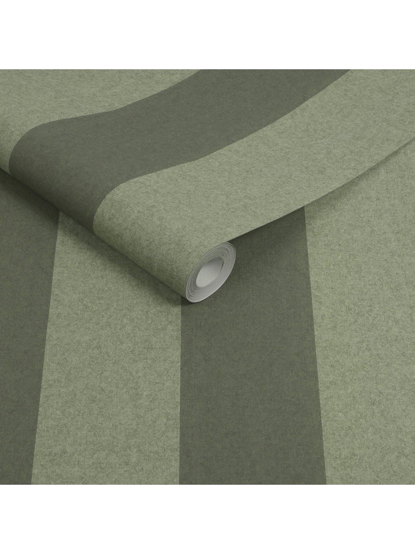 Image 2 of 3 of Superfresco Easy Regent Stripe Forest Wallpaper