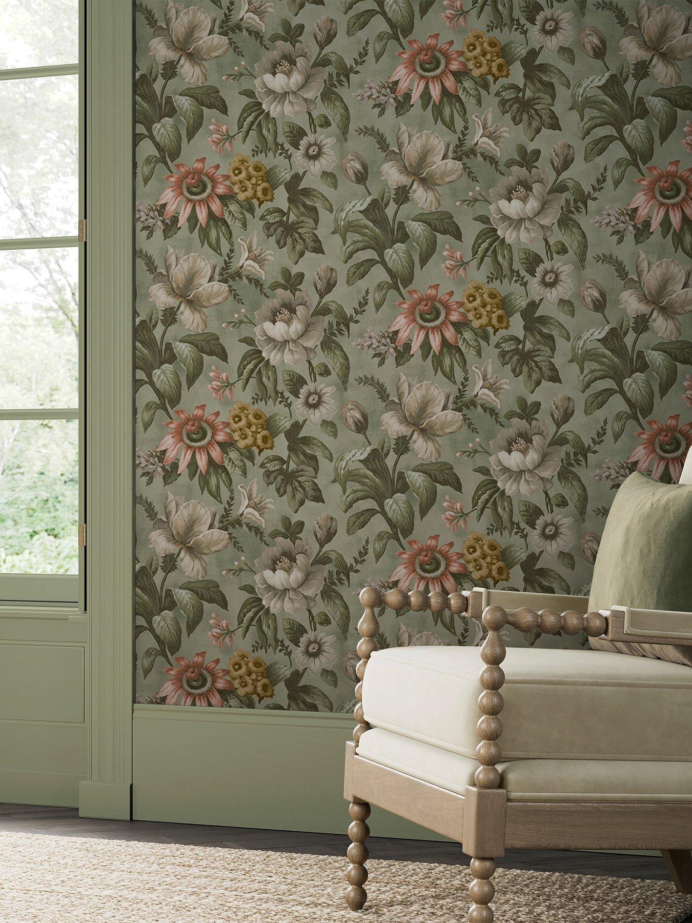 Image 1 of 3 of Superfresco Easy Gardenia Sage Wallpaper