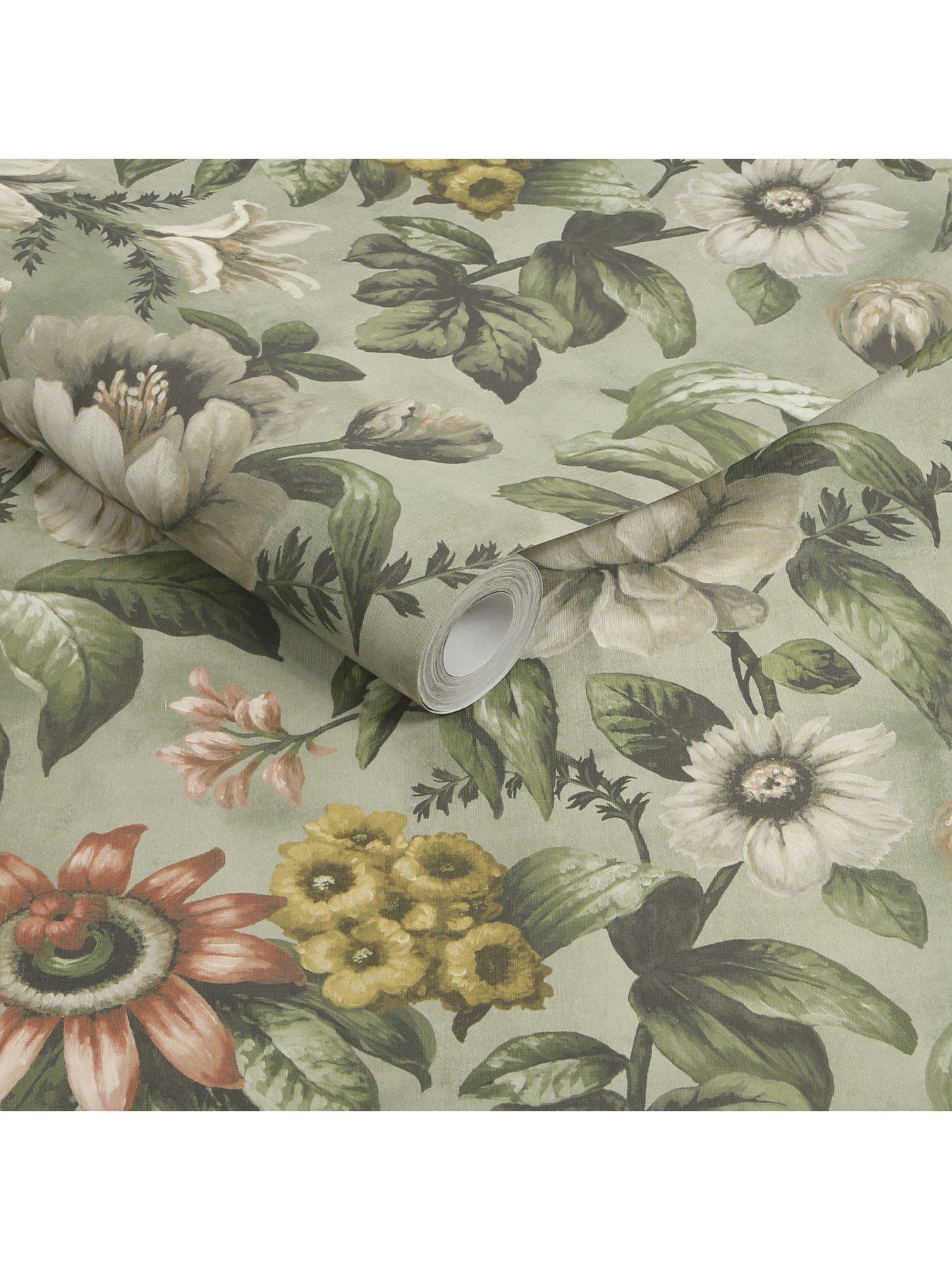 Image 2 of 3 of Superfresco Easy Gardenia Sage Wallpaper