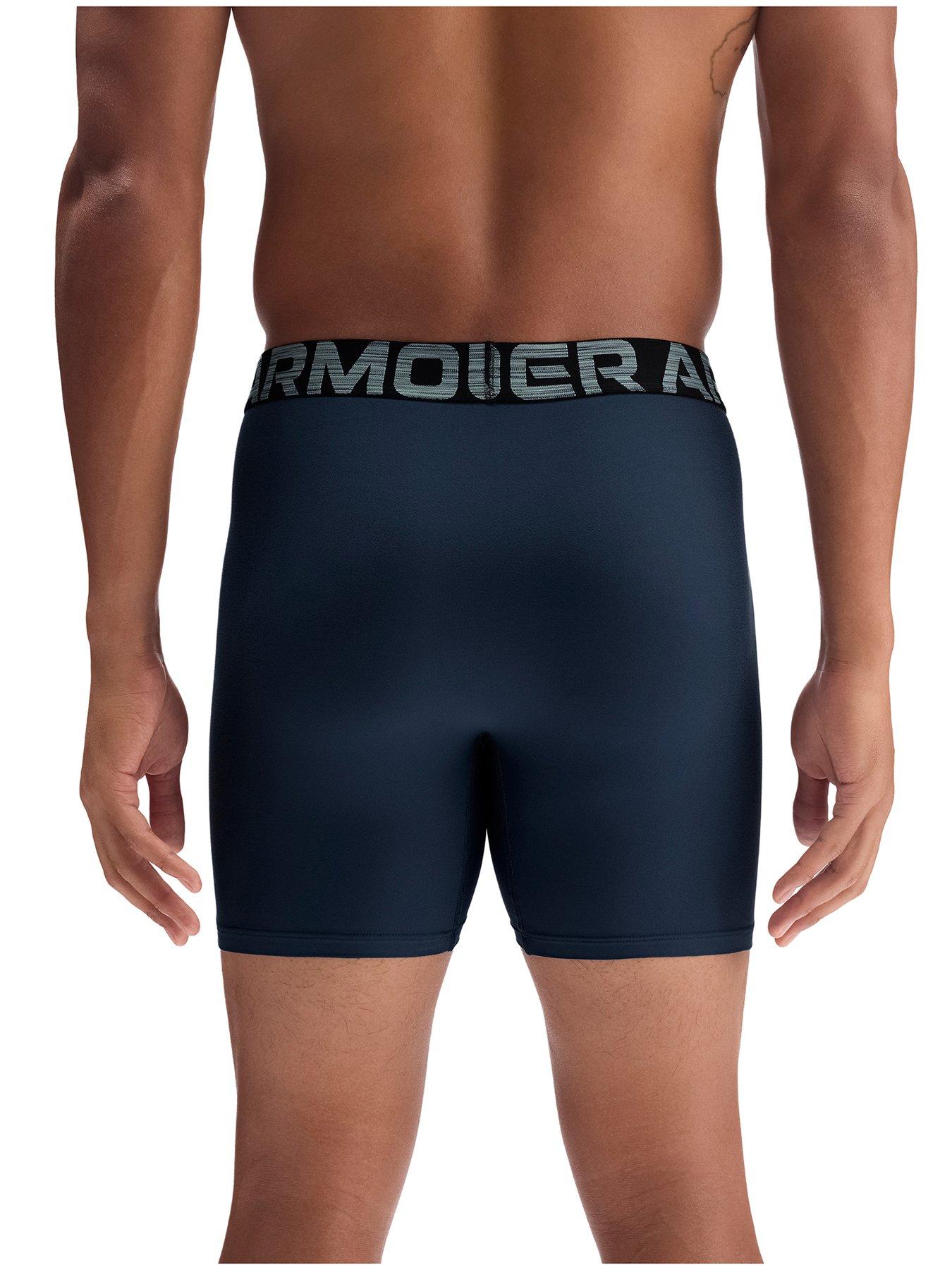Image 3 of 3 of UNDER ARMOUR Mens Peformance Tech 6 Inch 3 Pack Boxers - Multi