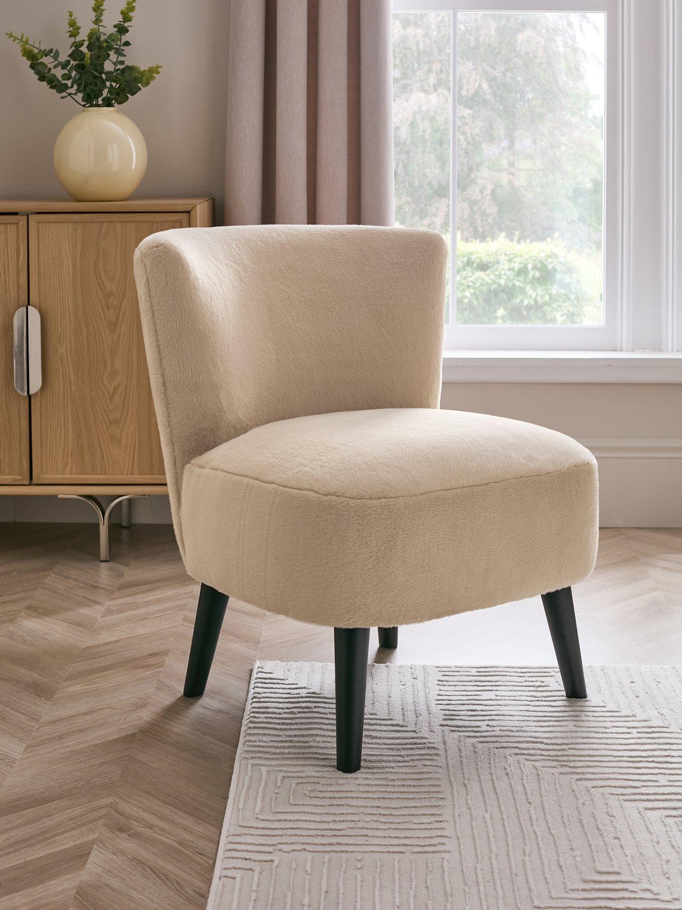 The Very Collection Moritz Faux Fur Accent Chair - FSC® Certified