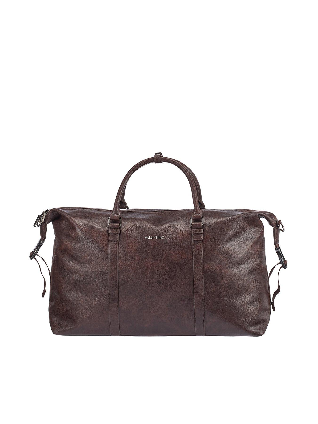 Valentino Infinity Duffle, Brown, Men