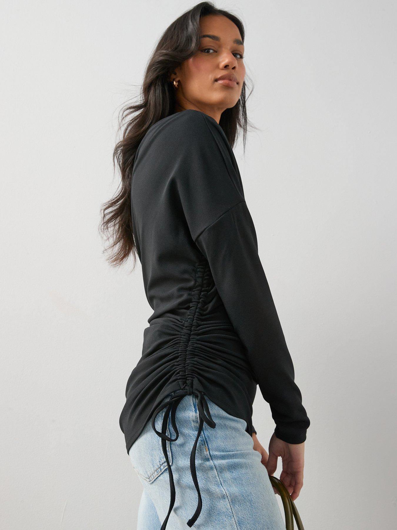 Image 4 of 6 of The Very Collection Ruched Off The Shoulder Top