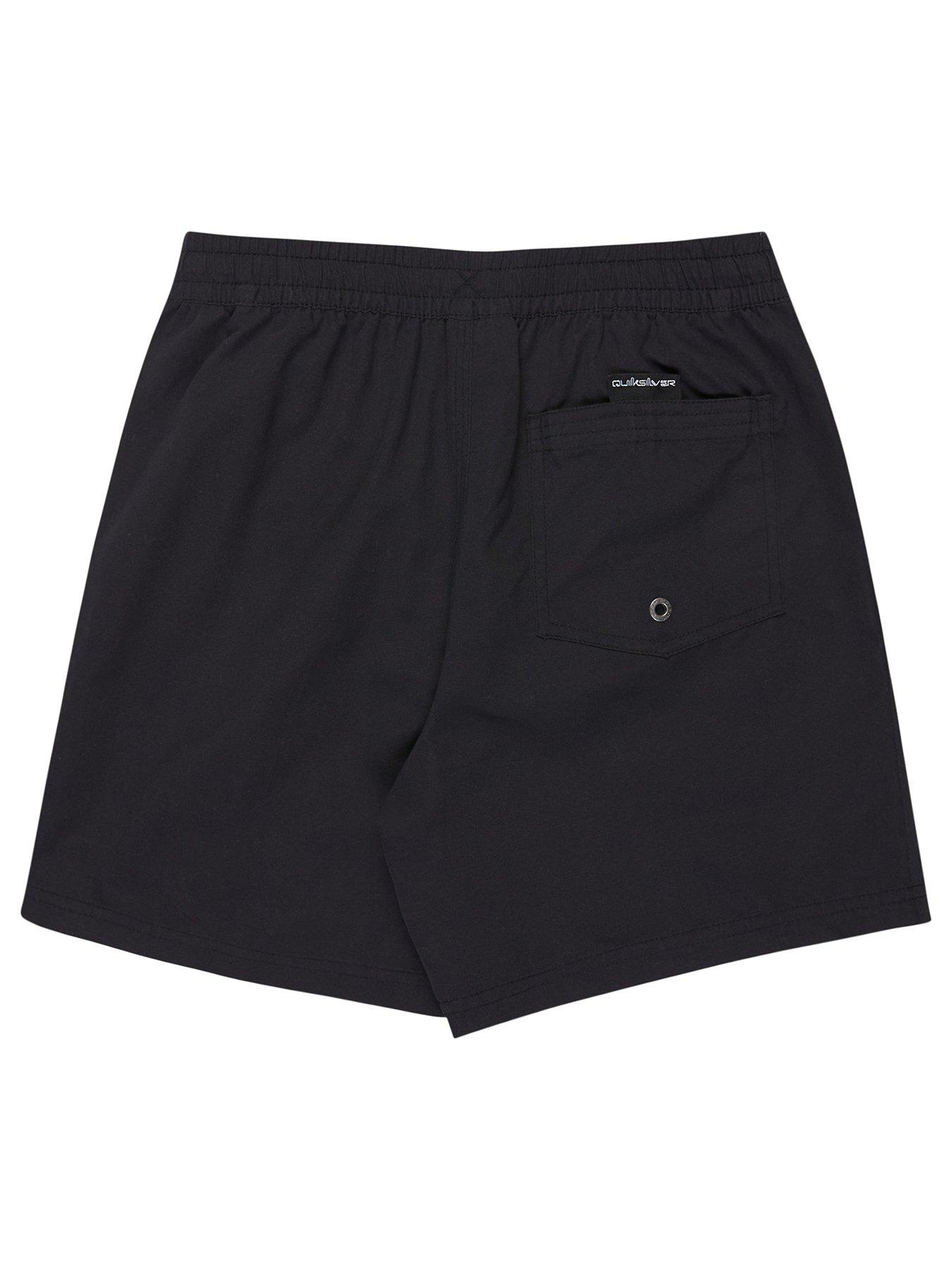 Image 2 of 2 of Quiksilver Boys Everyday Volley 14Inch Swim Shorts - Black