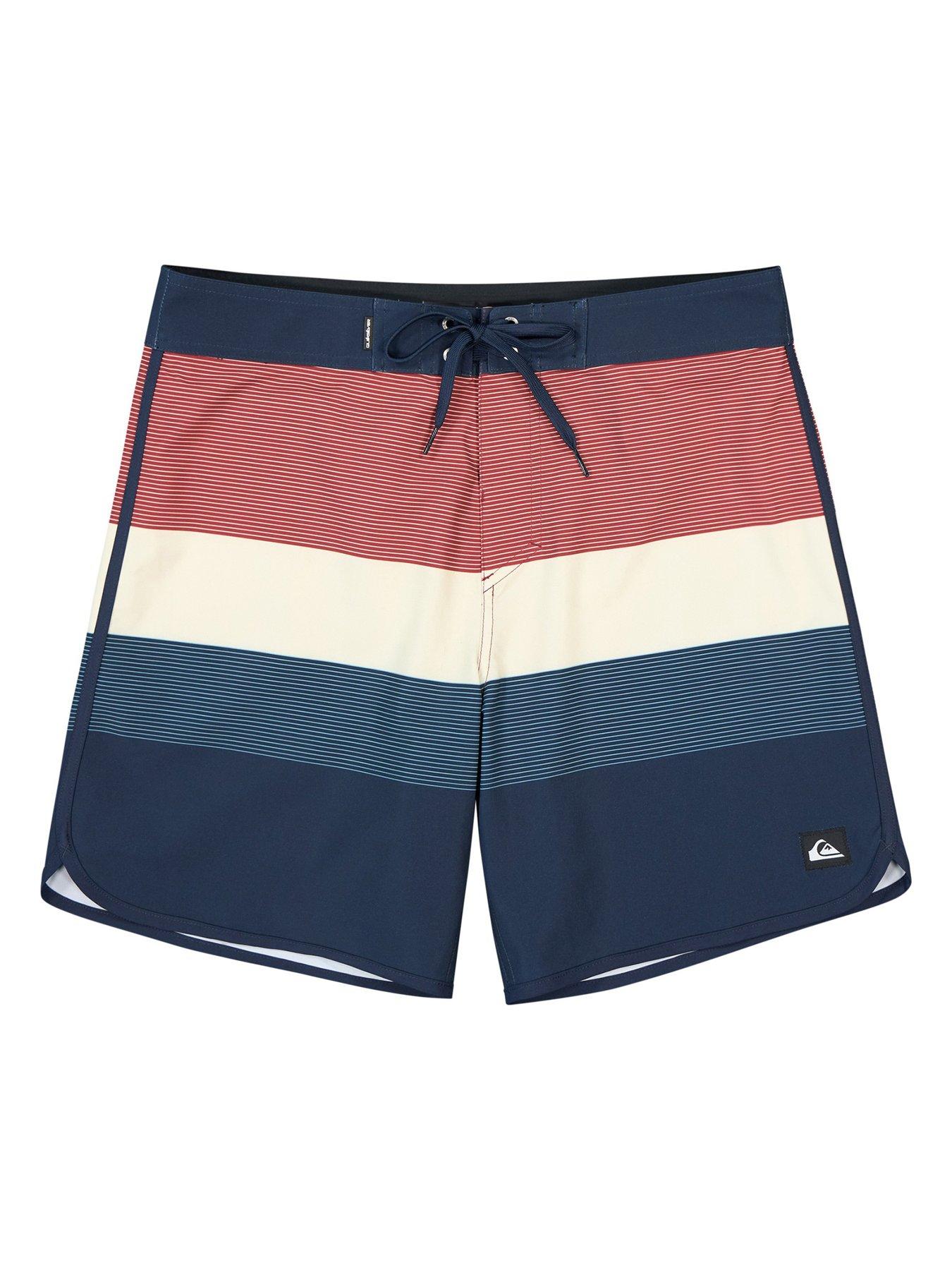Quiksilver Mens Surfsilk Scallop 18Inch Swim Shorts - Navy