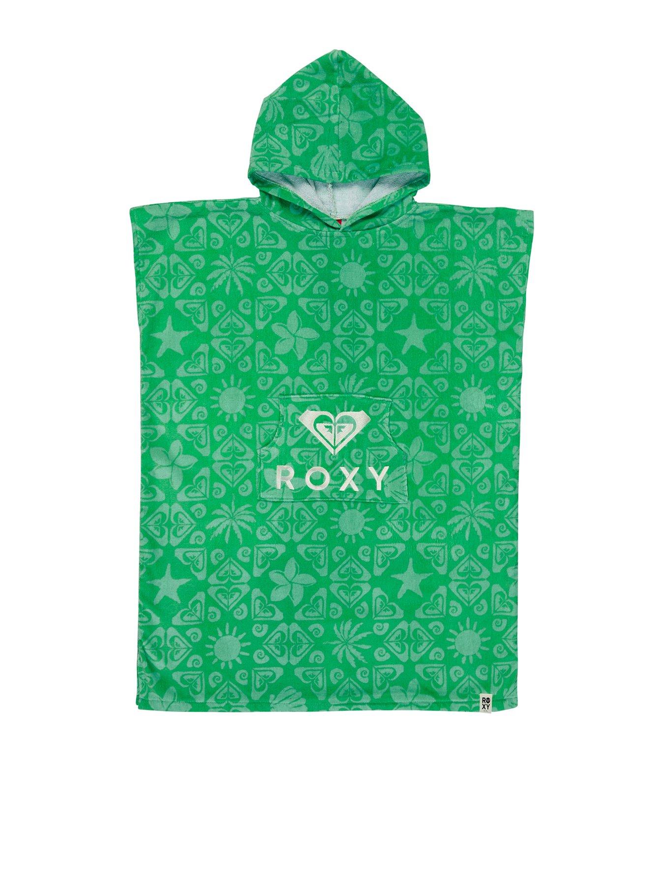 Roxy Girls Stay Magical Printed Towel Robe - Green