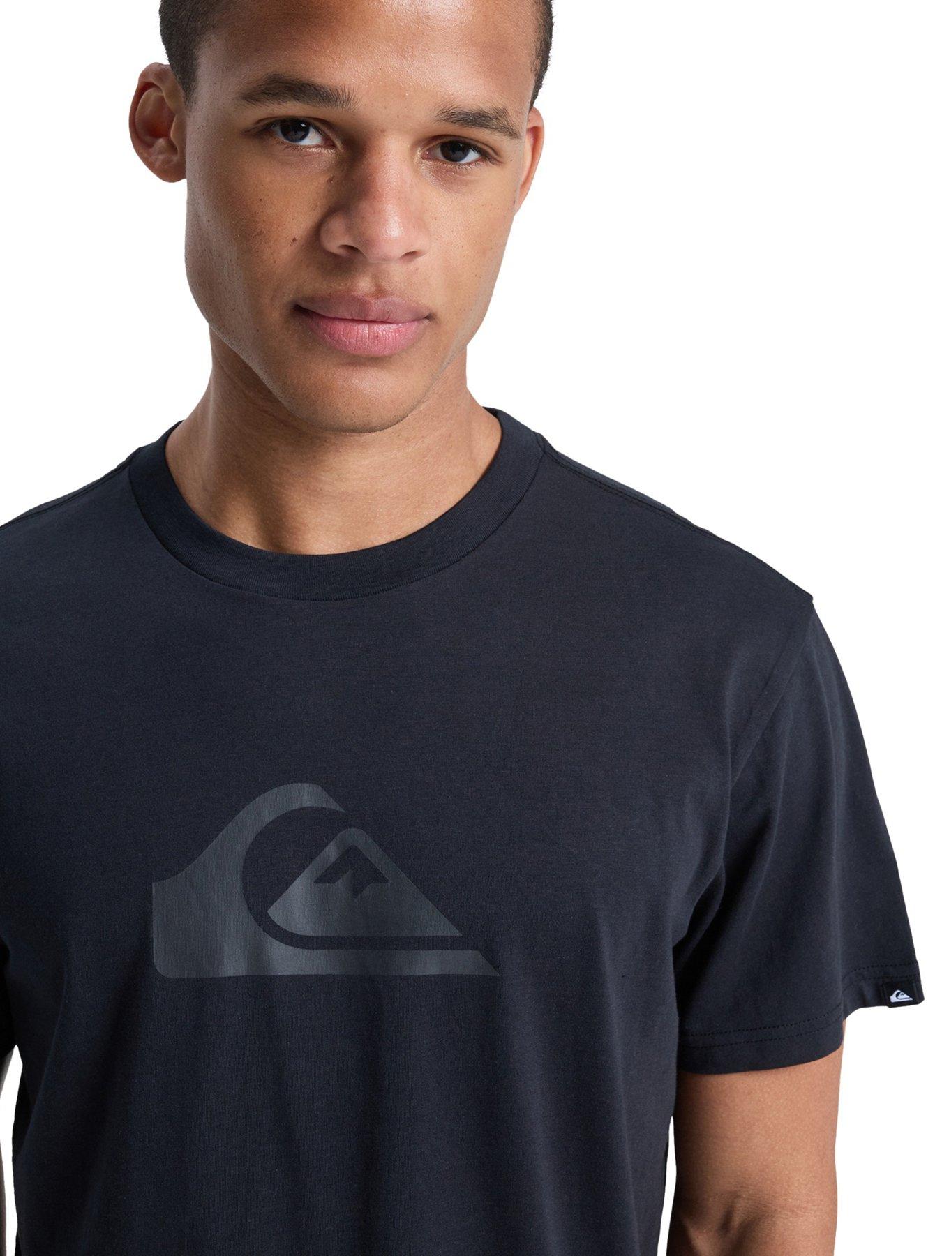 Quiksilver Mens Logo T-Shirt - Black | Very