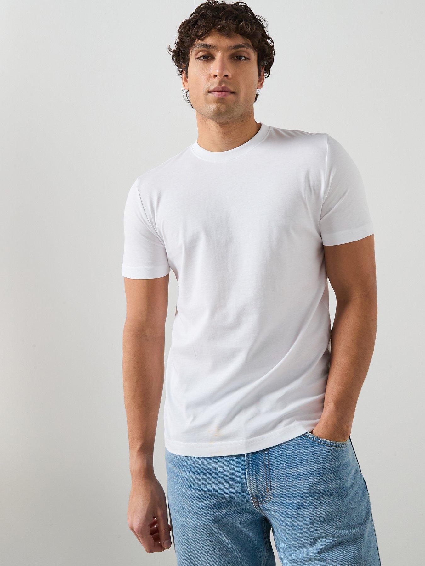 Mango Cherlo Slim Fit T-Shirt - White