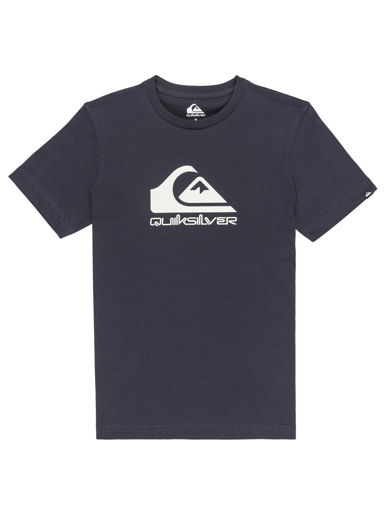Quiksilver Boys Ev Comp Logo T-Shirt - Navy