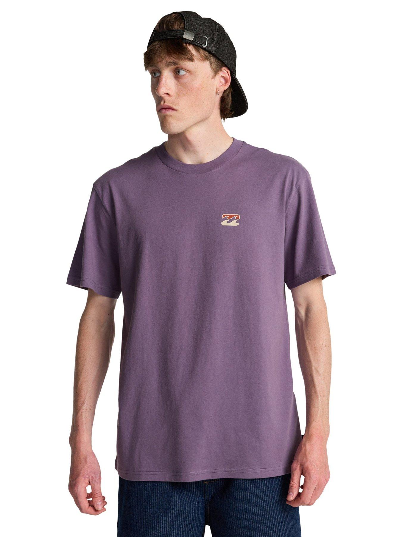Billabong Mens Icon Wave T-Shirt - Purple