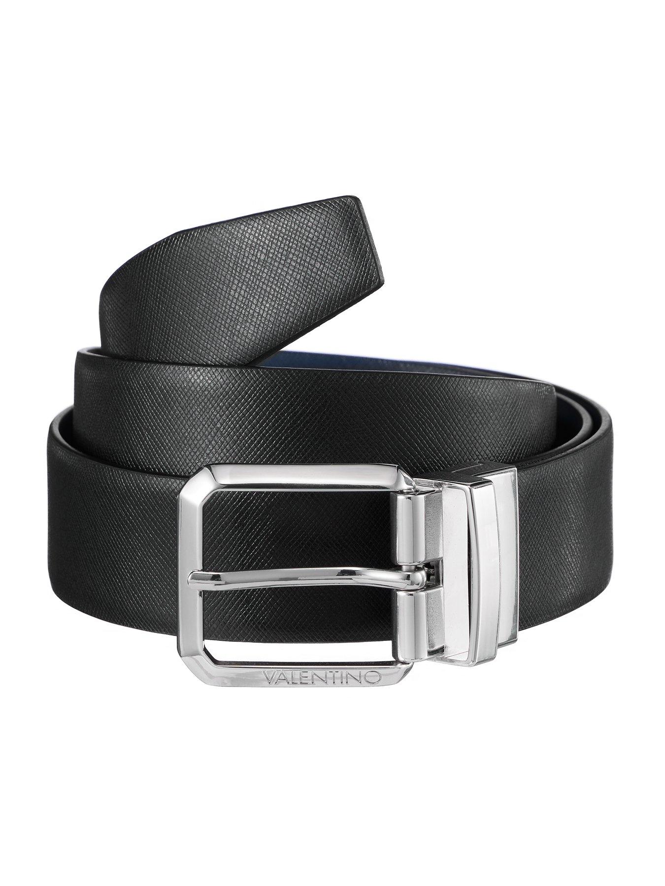 Image 2 of 3 of Valentino Marnier Leather Belt - Black