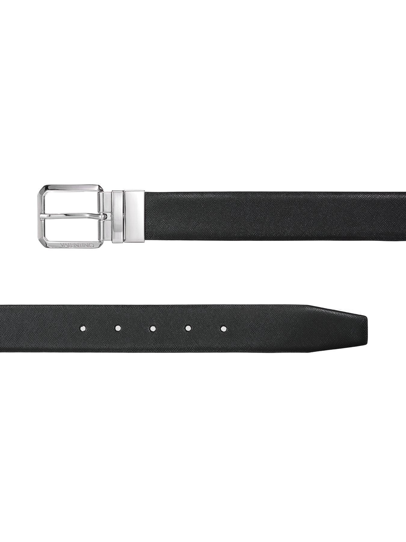 Image 3 of 3 of Valentino Marnier Leather Belt - Black