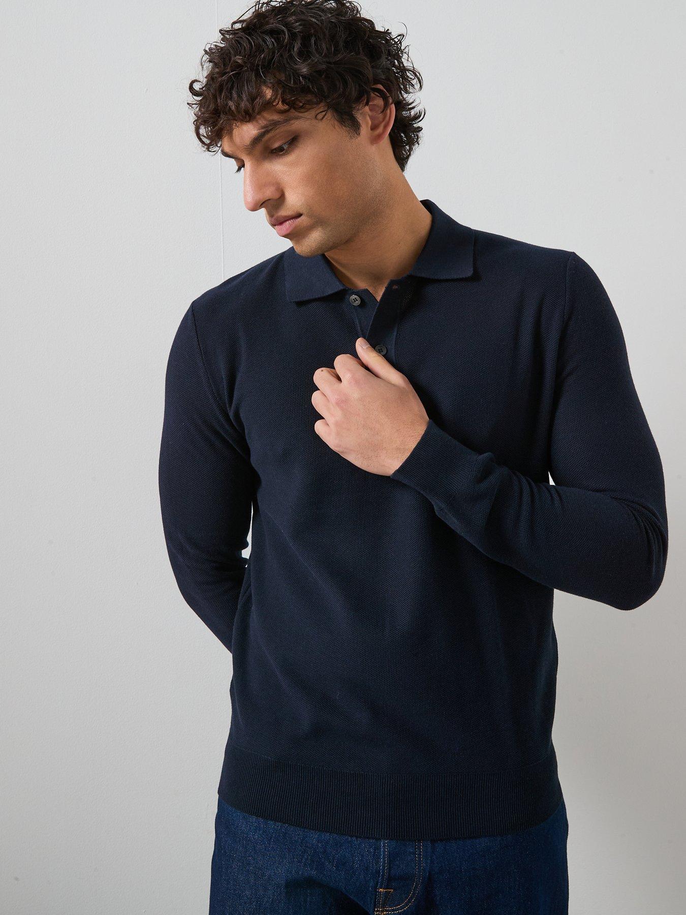 Image 5 of 5 of Mango Tens Polo Shirt - Navy