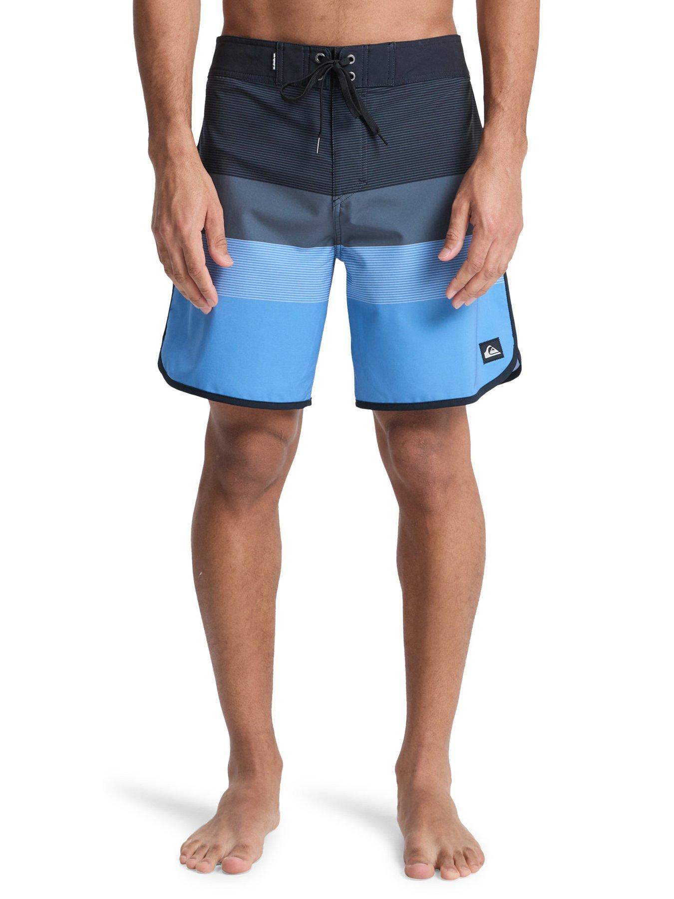 Quiksilver Mens Surfsilk Scallop 18Inch Swim Shorts - Black