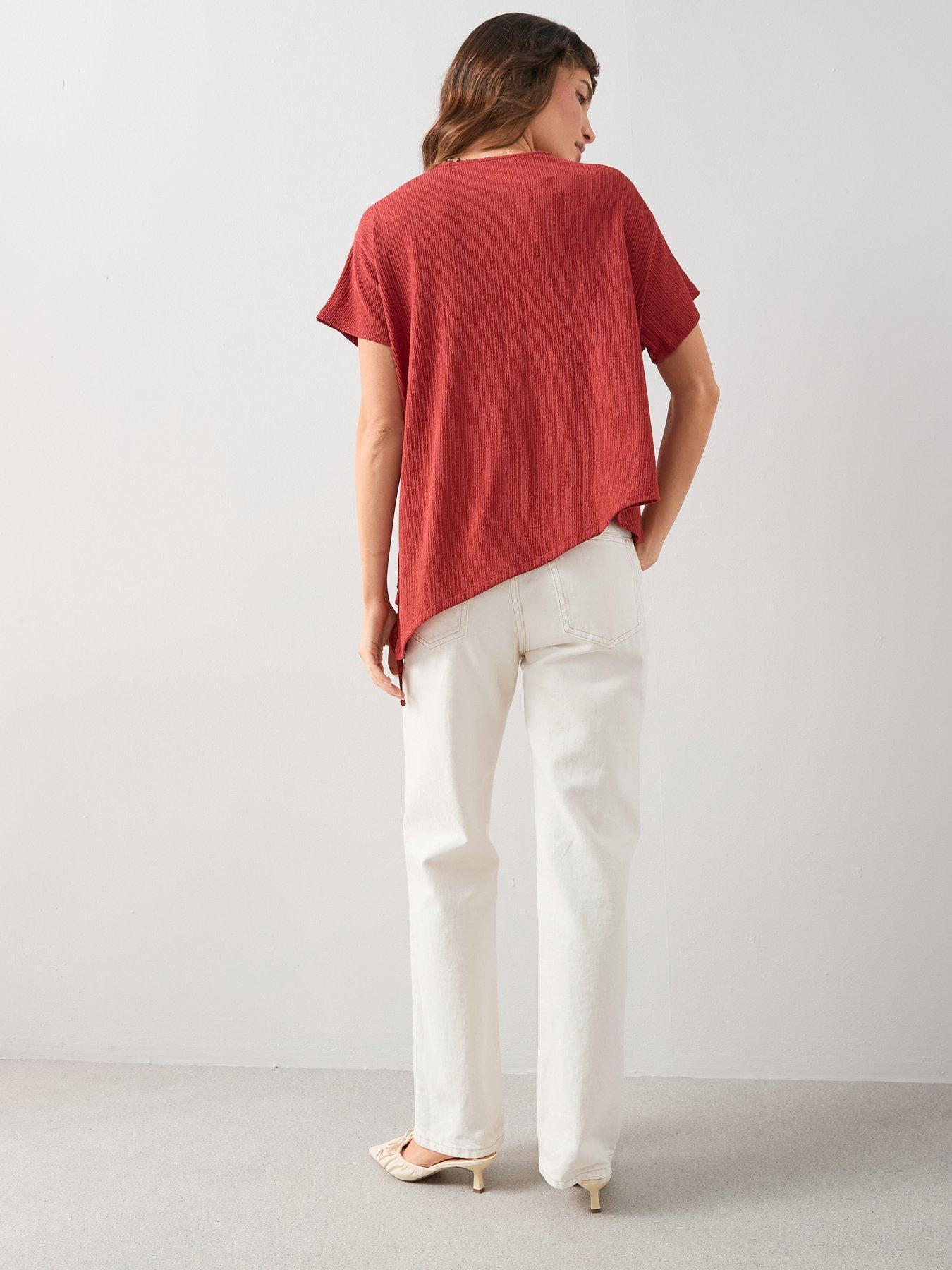 Image 5 of 6 of The Very Collection Puff Sleeve Ruched Top