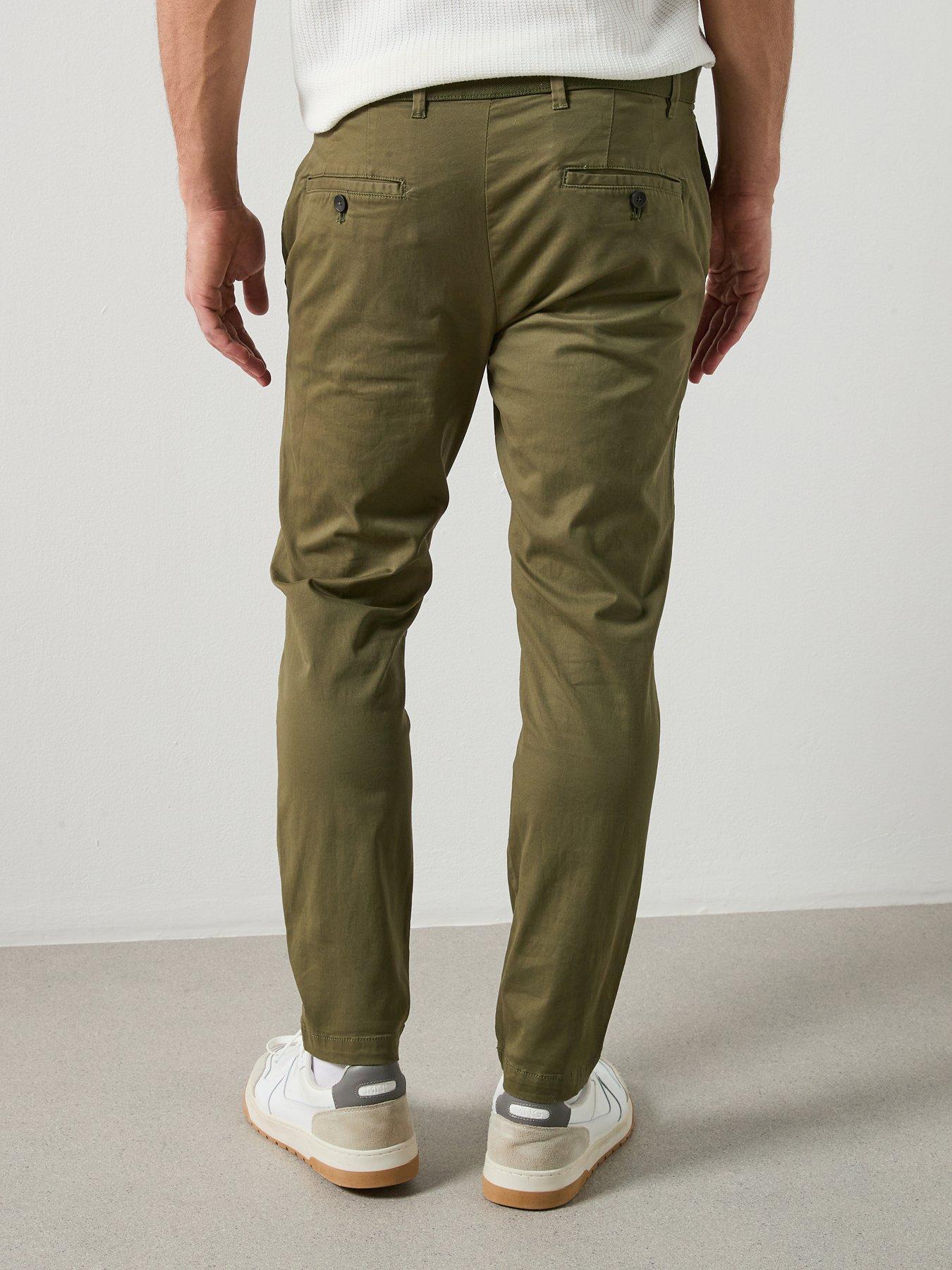 Image 2 of 6 of Mango Prato Trousers - Khaki