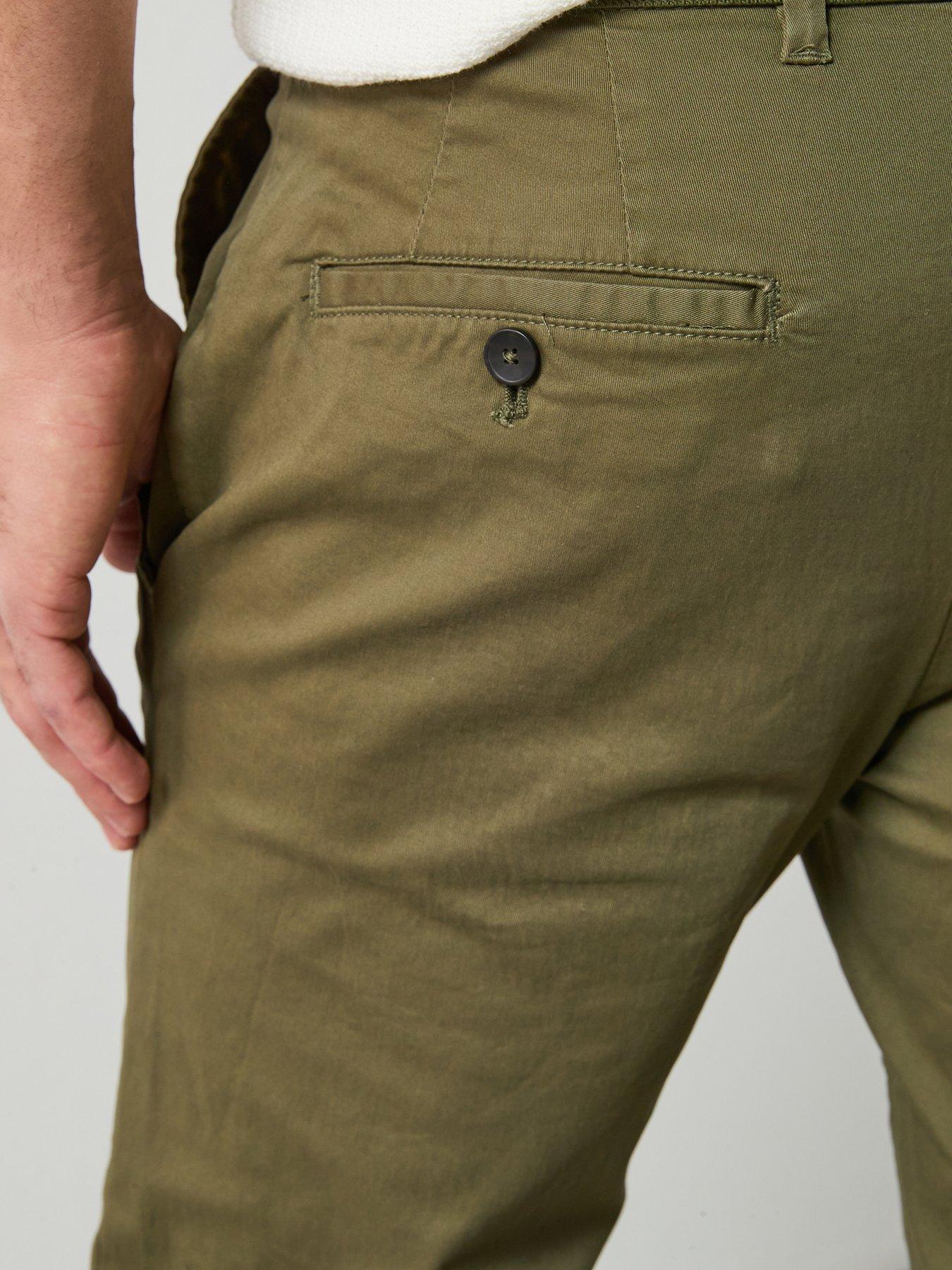 Image 5 of 6 of Mango Prato Trousers - Khaki