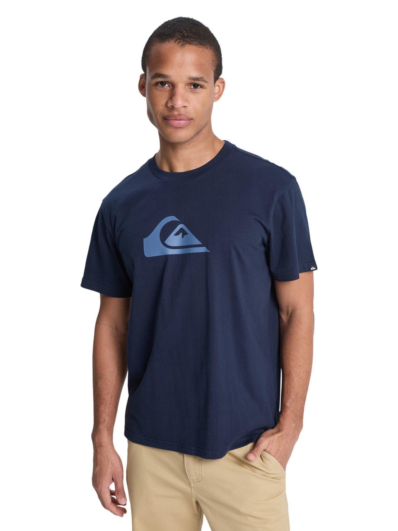 Quiksilver Mens Logo T-Shirt - Navy