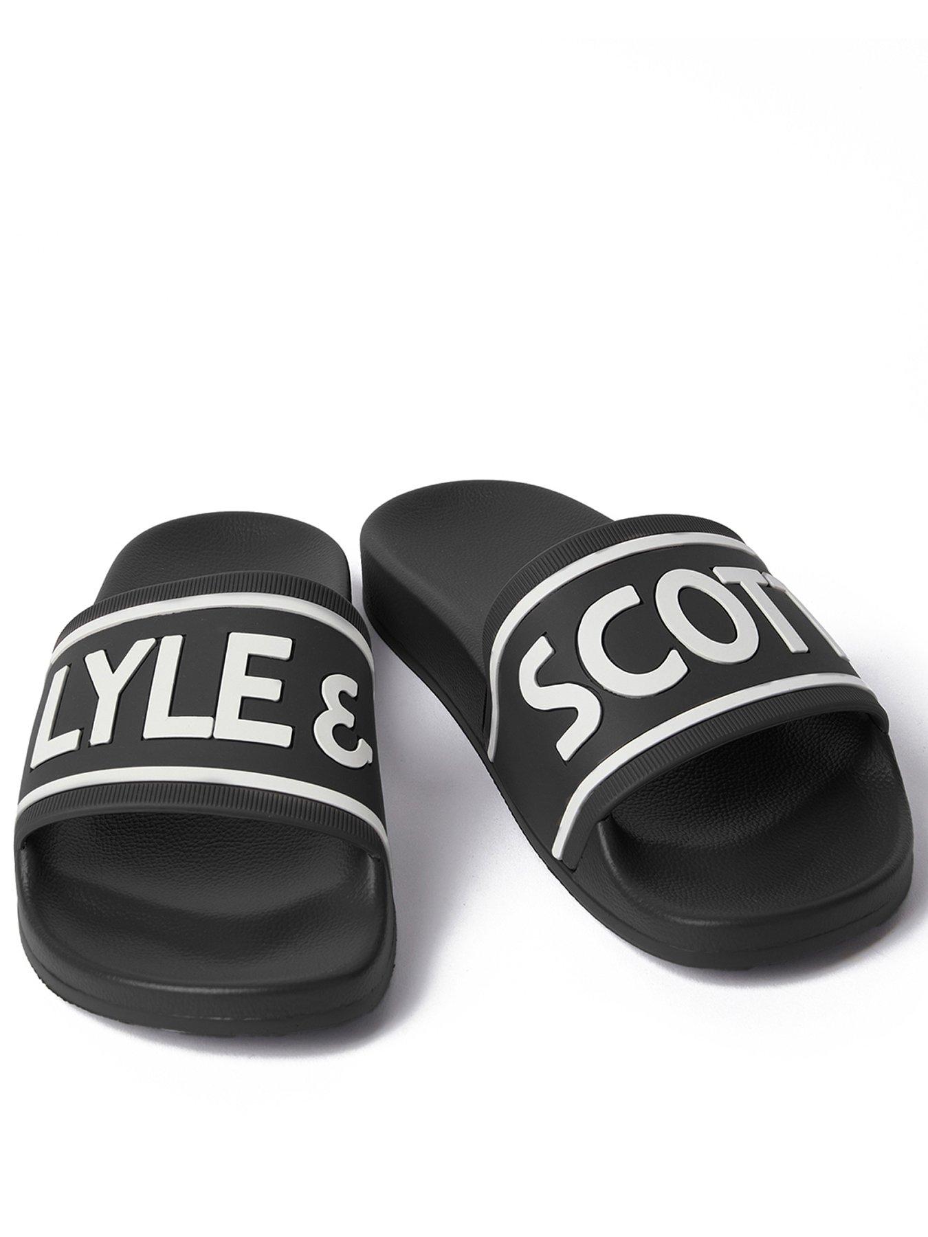 Lyle And Scott Men's Black Lyle & Scott Slider - Size 7 - Image 3