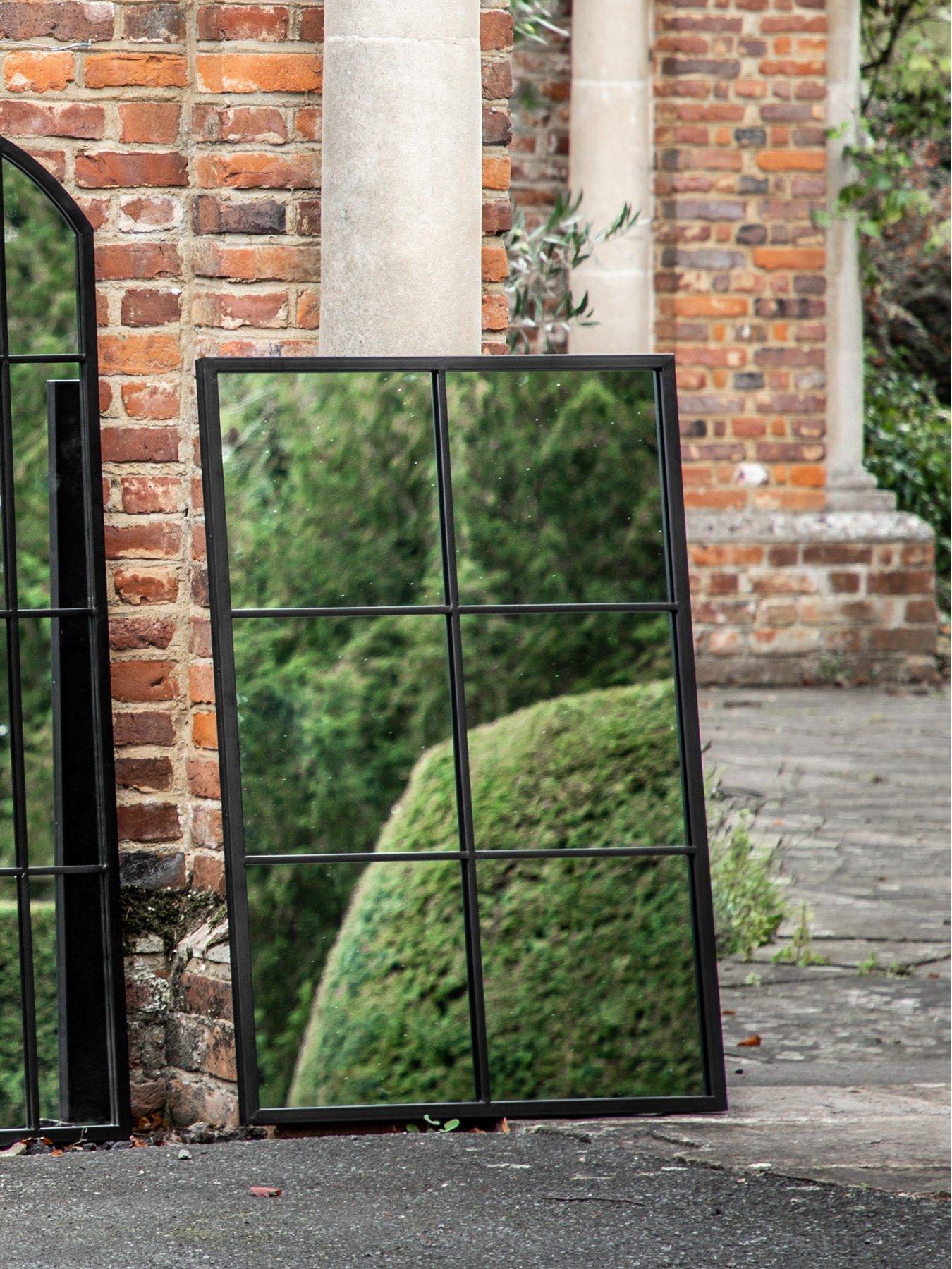Gallery Direct Knowlton Outdoor Mirror Black