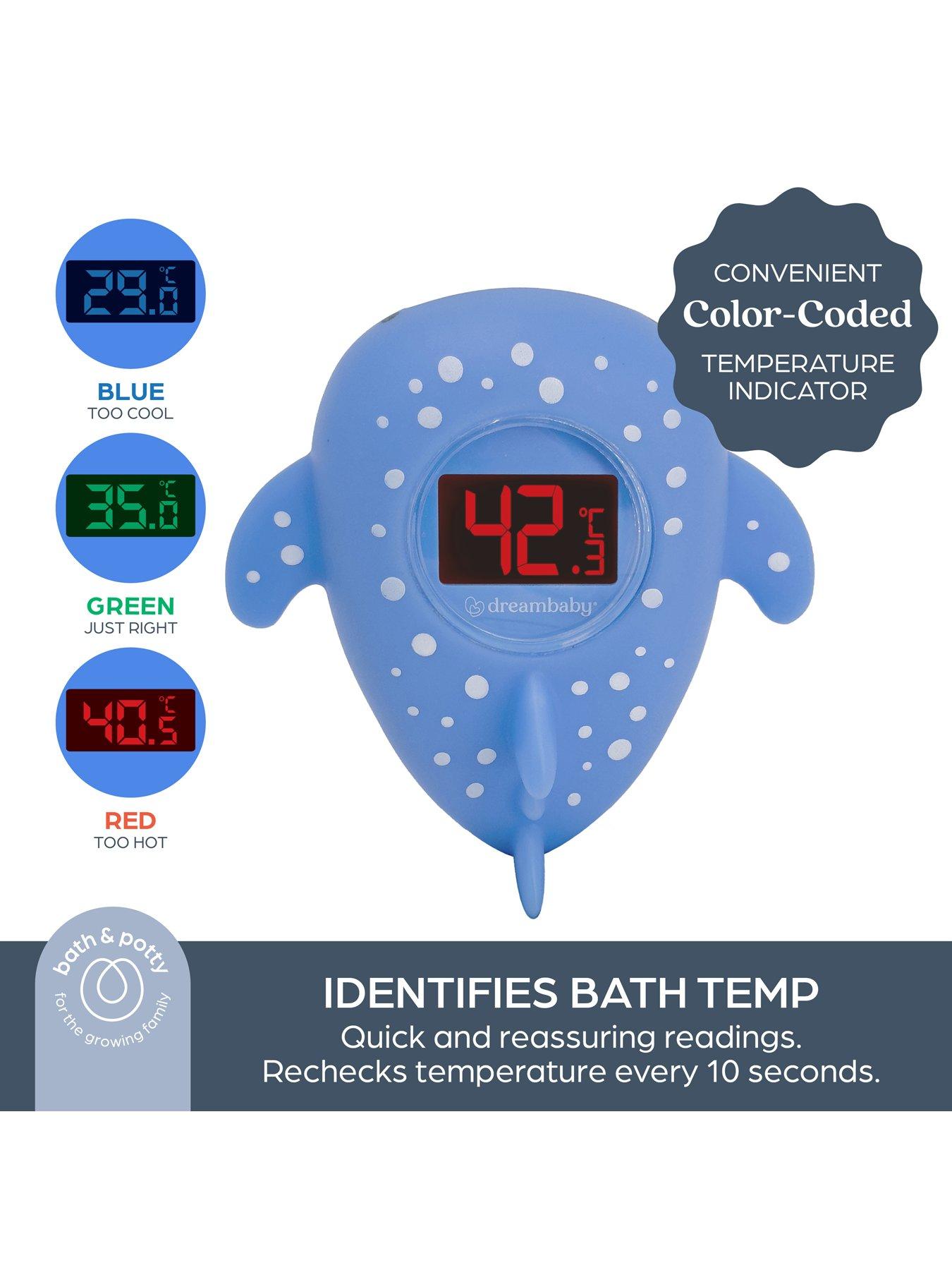Dreambaby Whale Shark USB Digital Room and Bath Thermometer