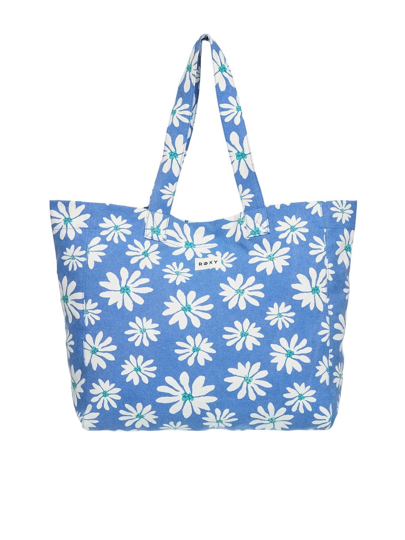 Image 1 of 4 of Roxy Womens Anti Bad Vibes Beach Bag - Blue