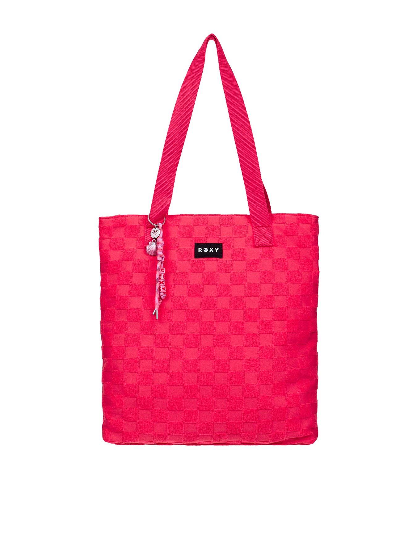 Roxy Womens Silver Spring Beach Tote Bag
