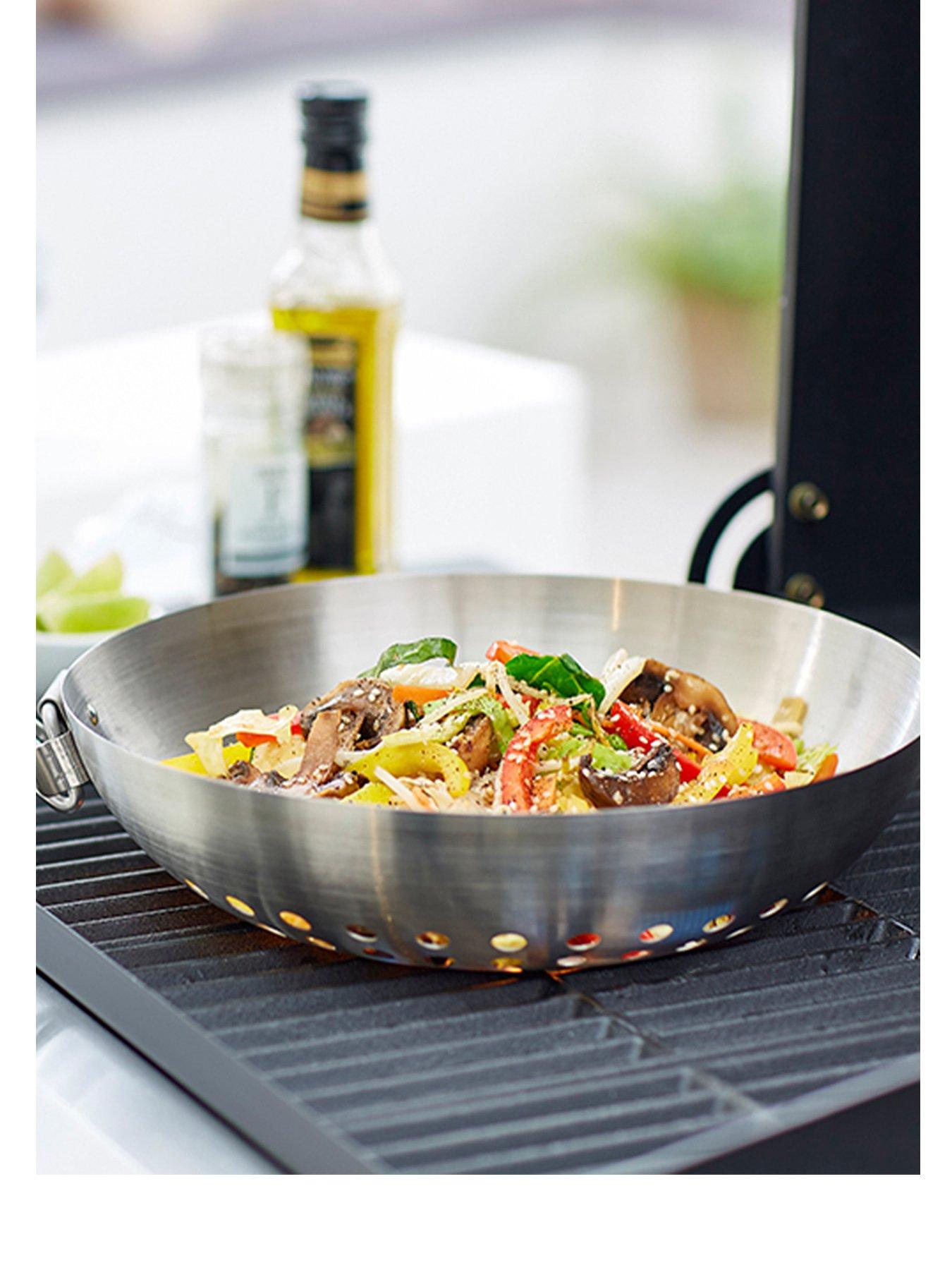 Tower 28cm Grill Wok with Folding