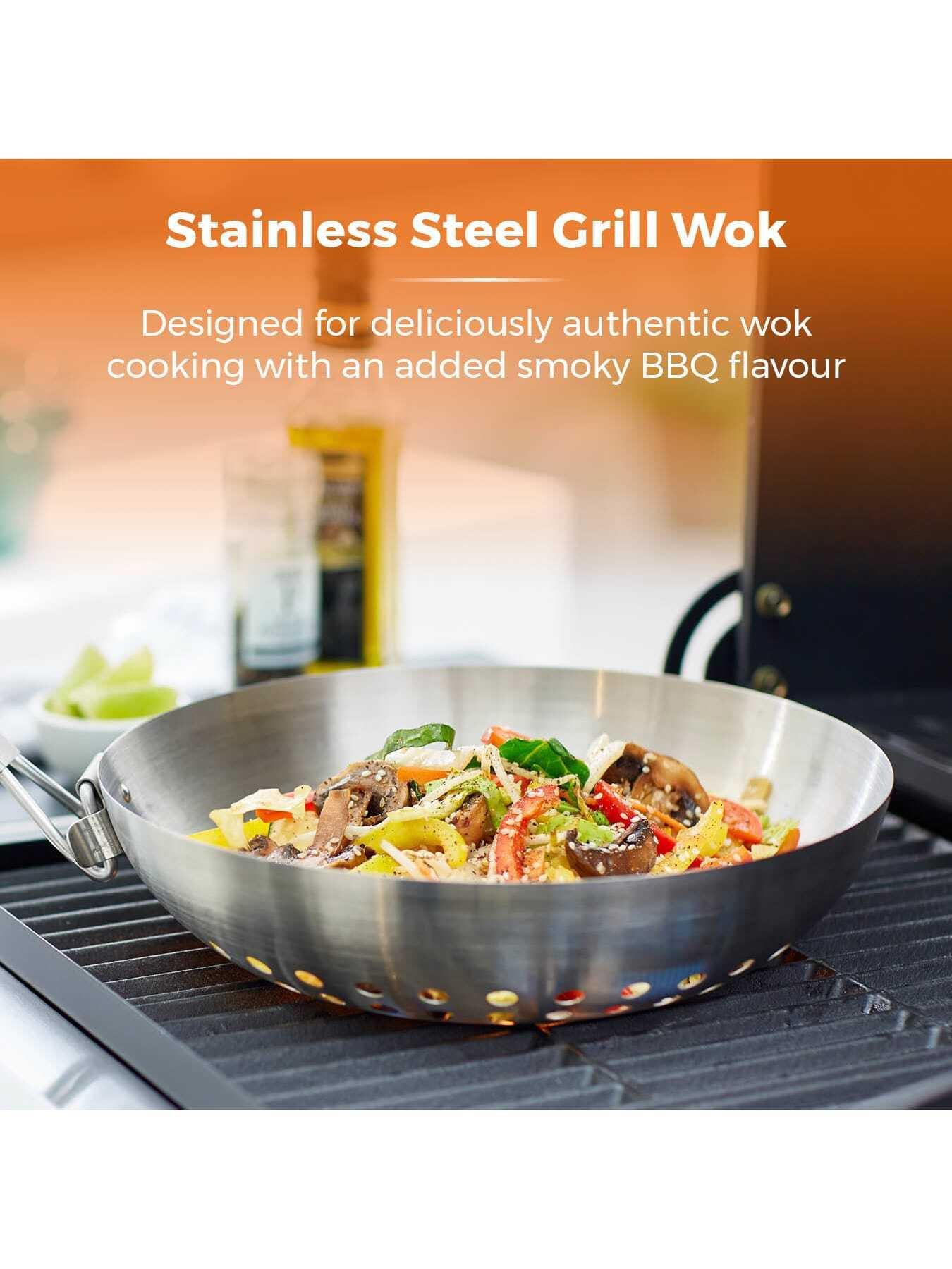 Image 2 of 6 of Tower 28cm Grill Wok with Folding