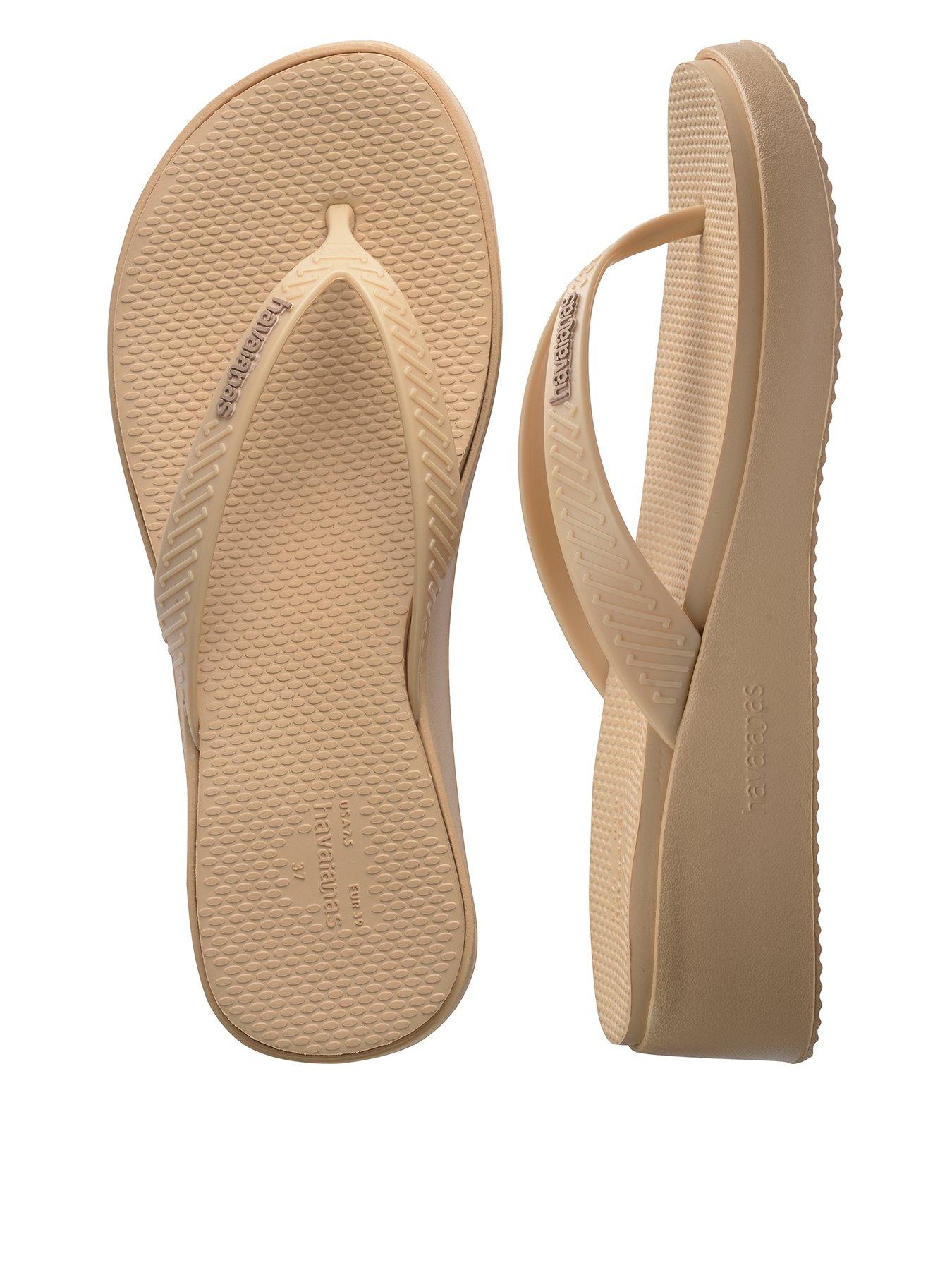 Havaianas High Platform Ii Flip Flop - Golden