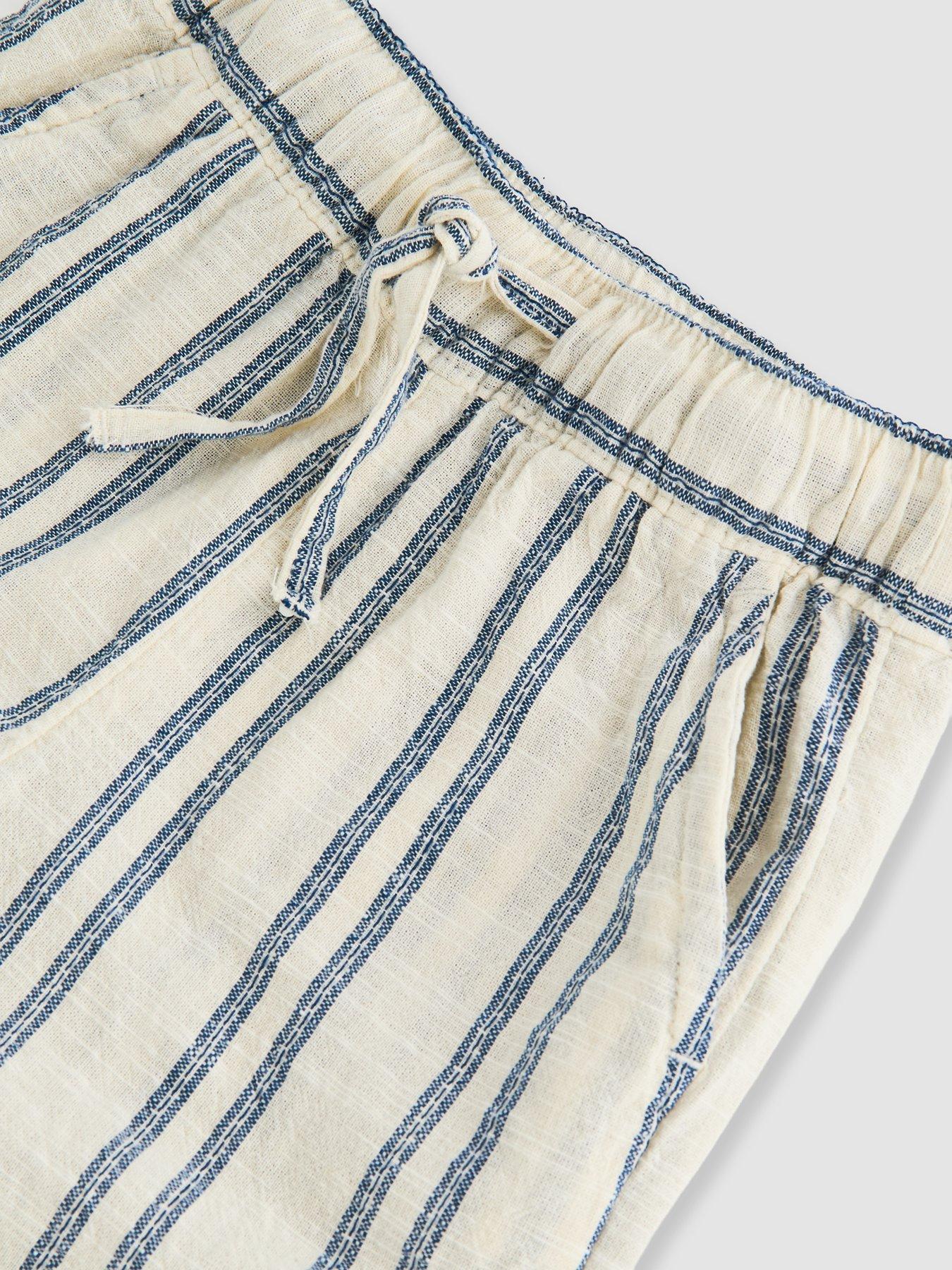 Image 5 of 6 of The Very Collection Boys Embroidered Revere Shirt And Shorts Outfit Set - Multi