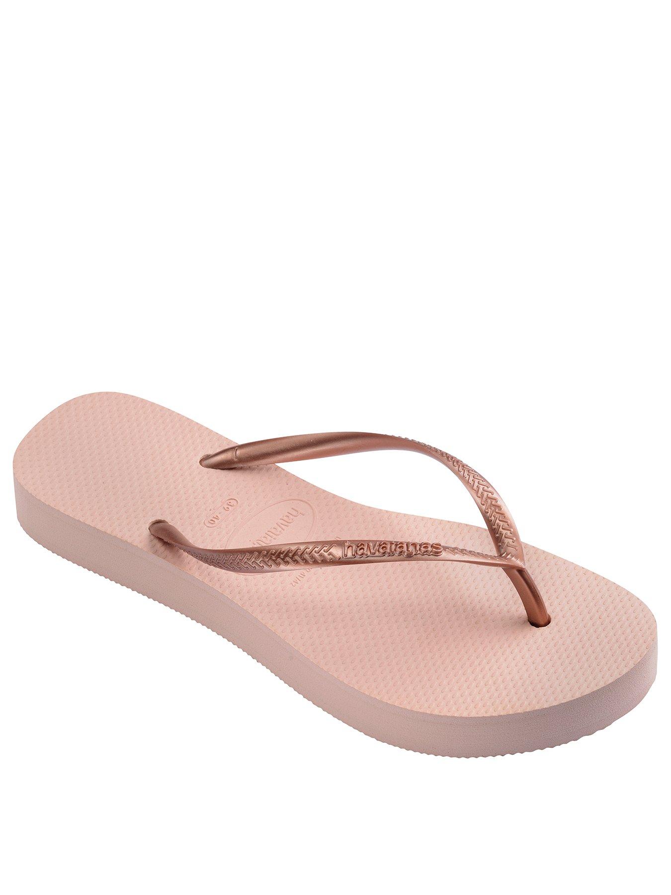Image 2 of 6 of Havaianas Slim Flatform Flip Flop - Ballet Rose