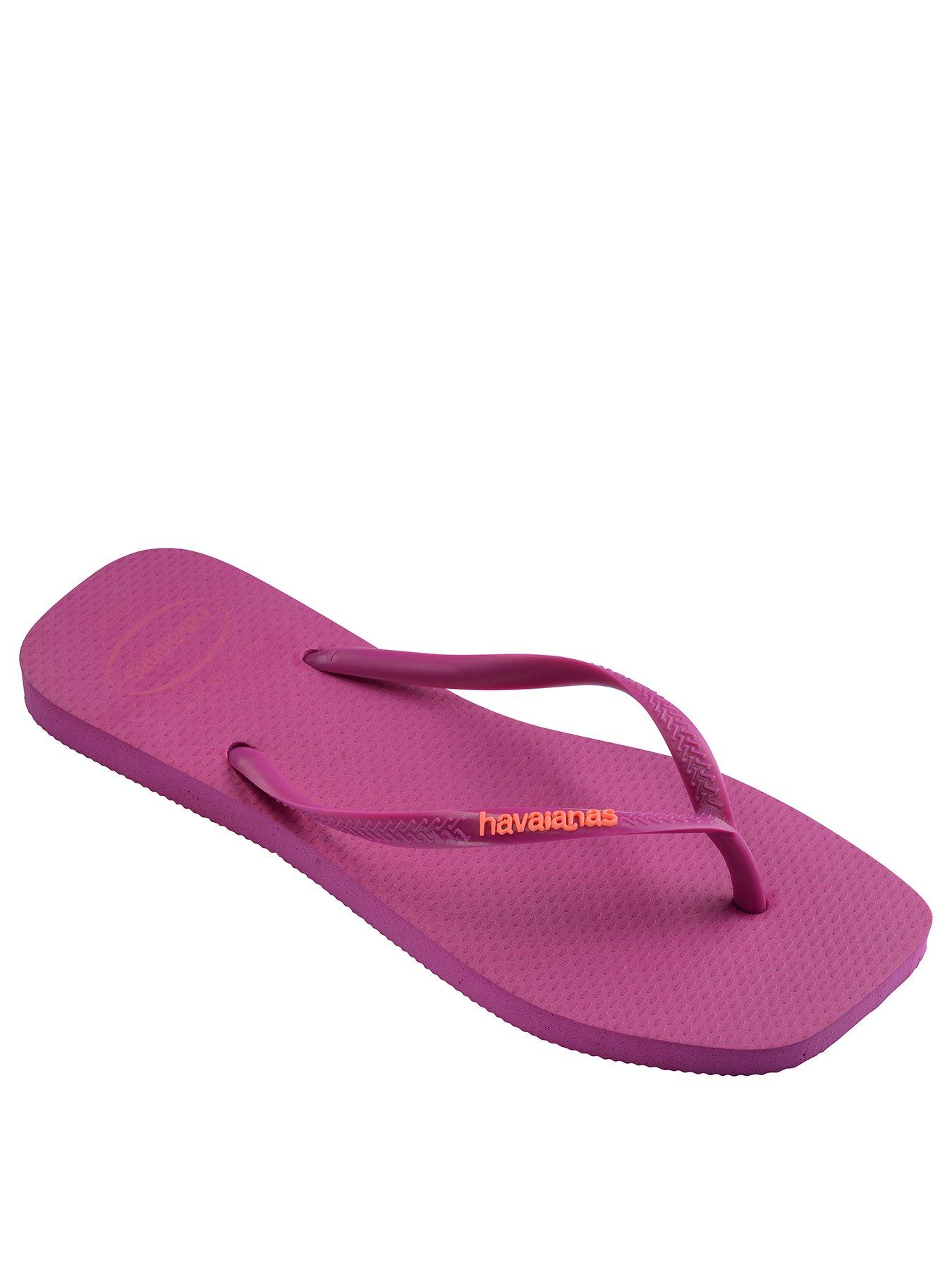 Image 2 of 6 of Havaianas Square Logo Pop Up Flip Flop - Rose Gum