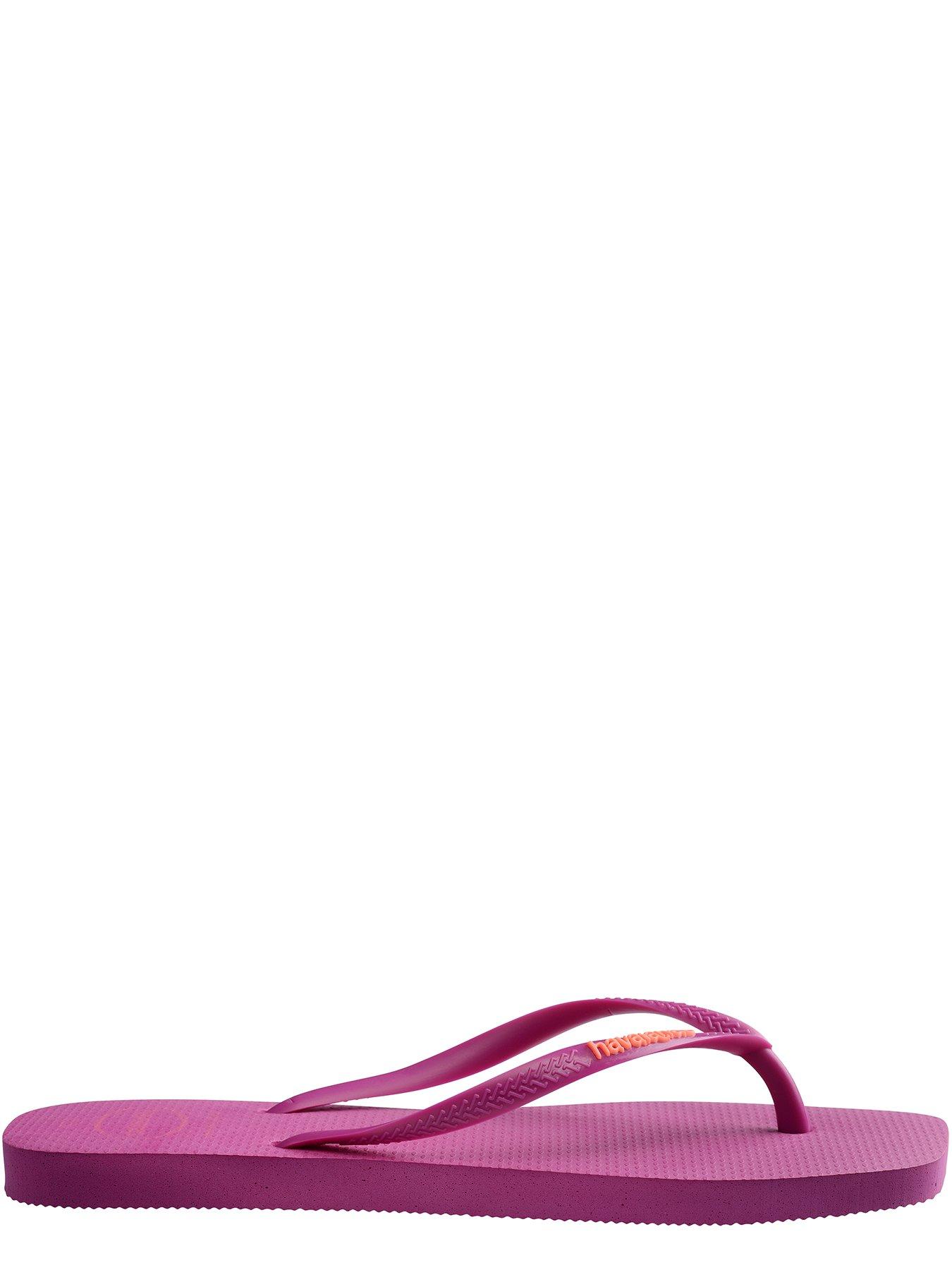 Image 4 of 6 of Havaianas Square Logo Pop Up Flip Flop - Rose Gum