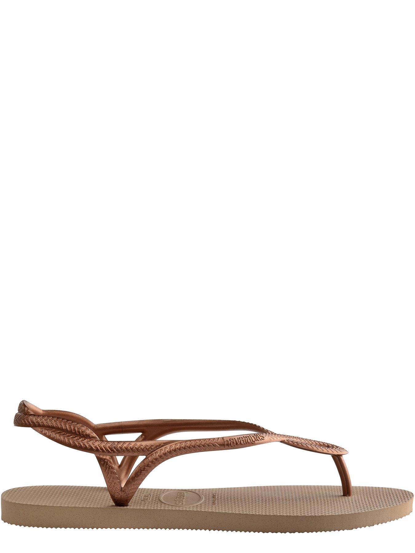 Image 4 of 4 of Havaianas Luna Sandals - Rose Gold