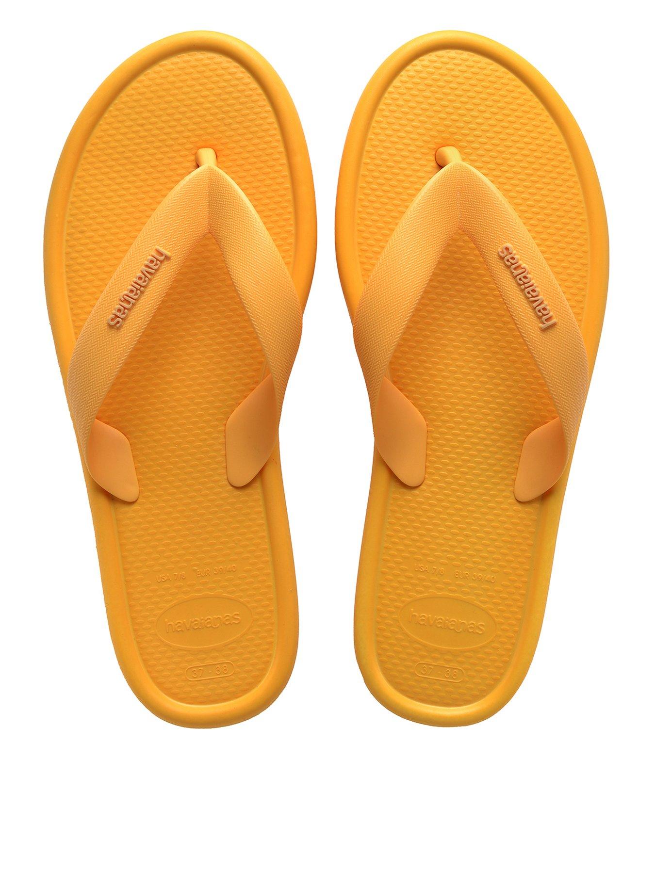 Havaianas Puffed Up Flip Flop, Yellow, Size 5, Women
