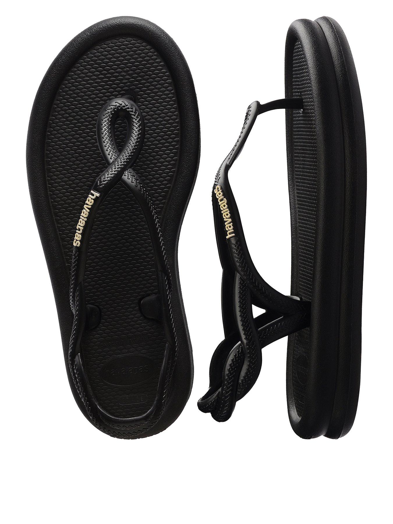 Havaianas Luna Puffed Up Flip Flop - Black