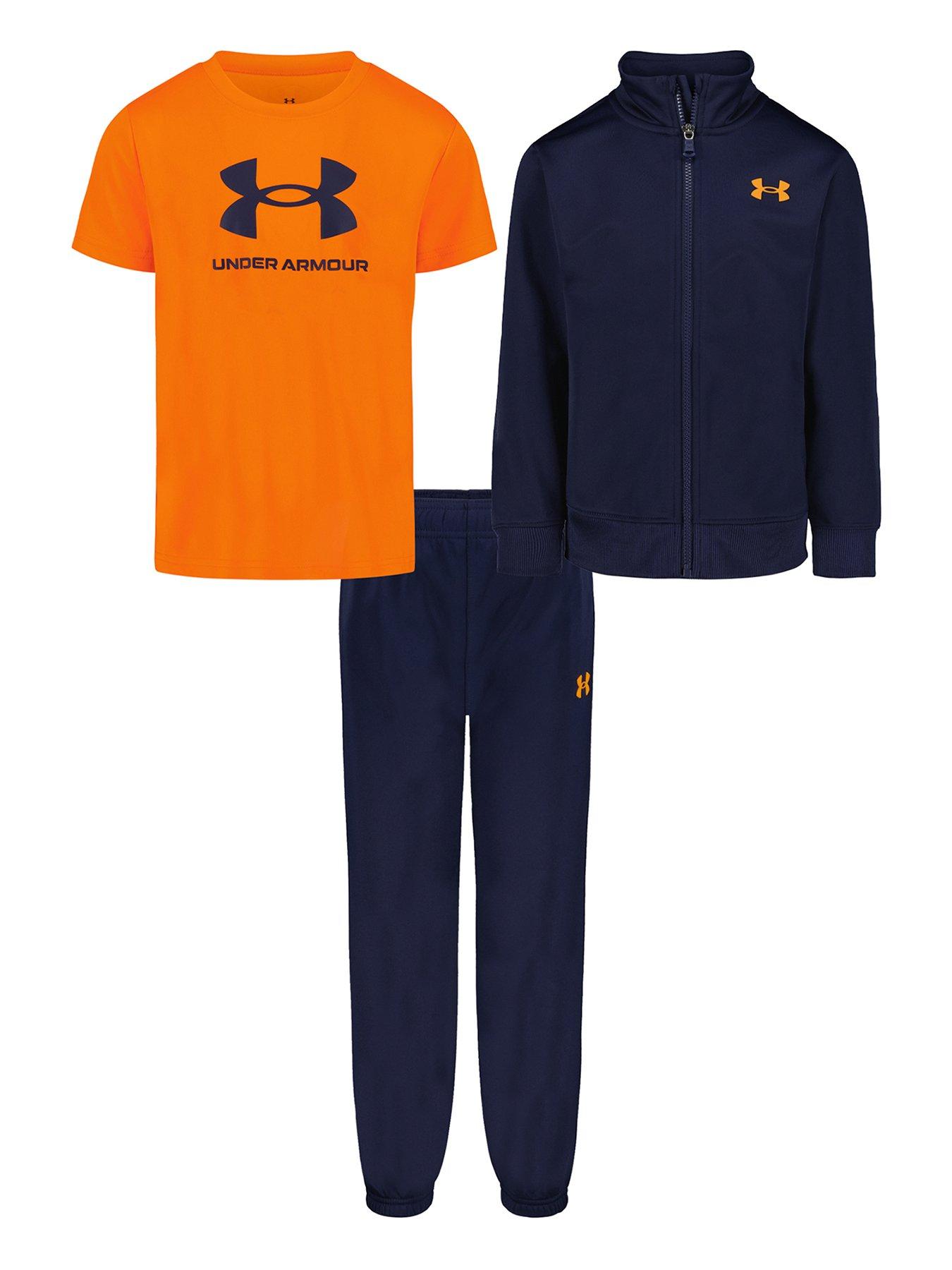 UNDER ARMOUR Boys Training 3pc Brawler Set - Orange
