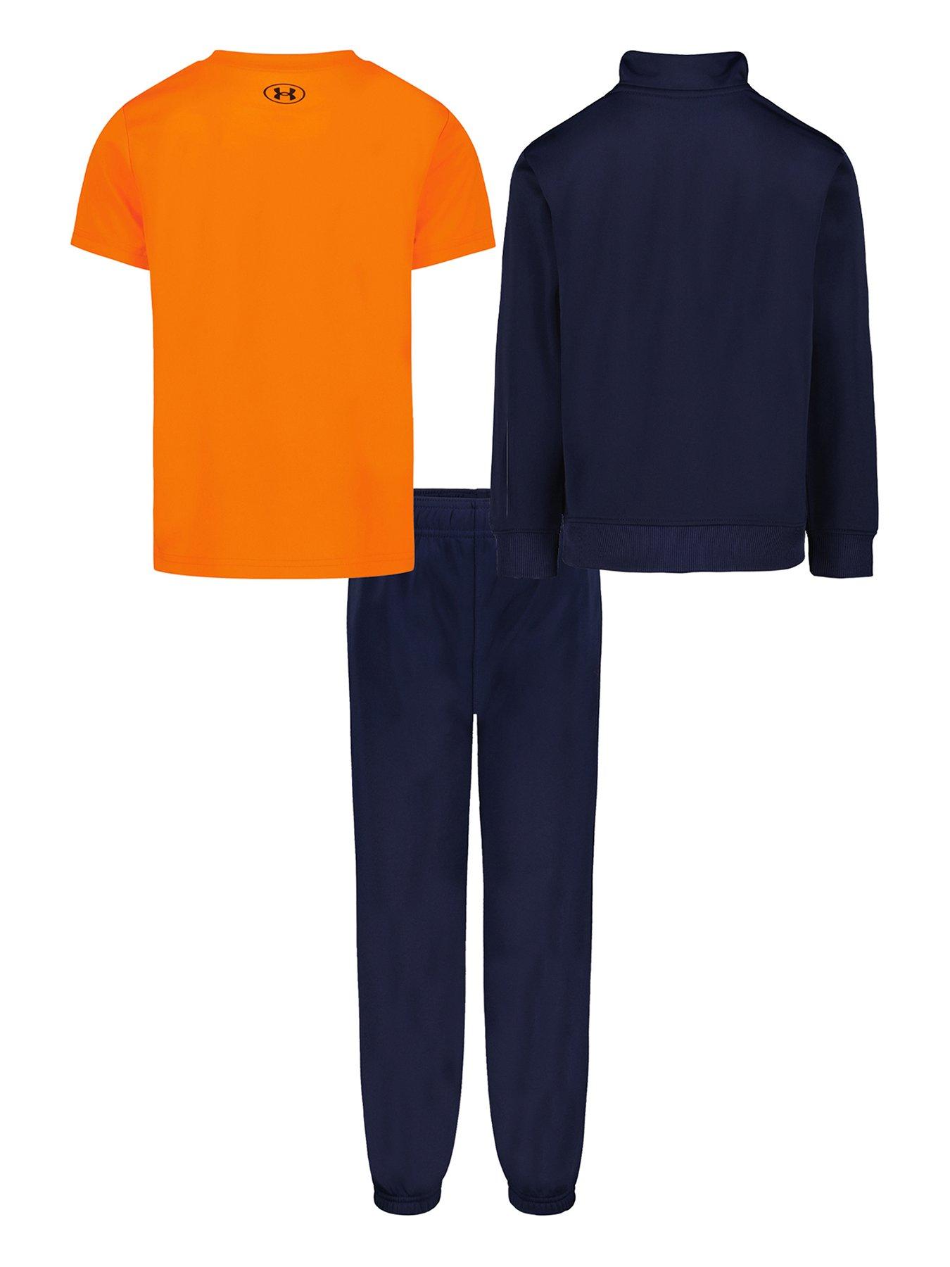 Image 2 of 2 of UNDER ARMOUR Boys Training 3pc Brawler Set - Orange