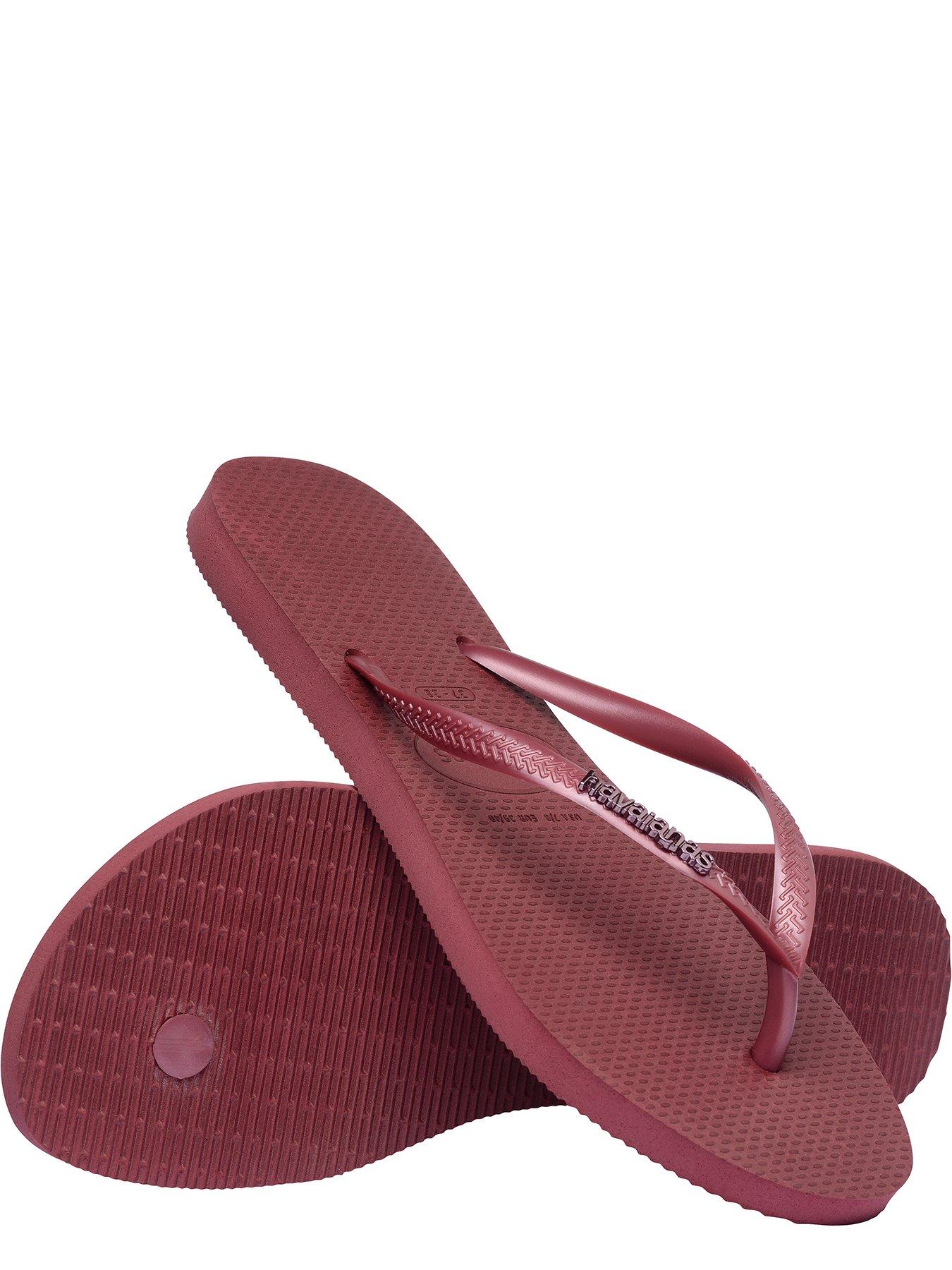 Image 5 of 6 of Havaianas Slim Logo Metallic Flip Flop - Amaranth