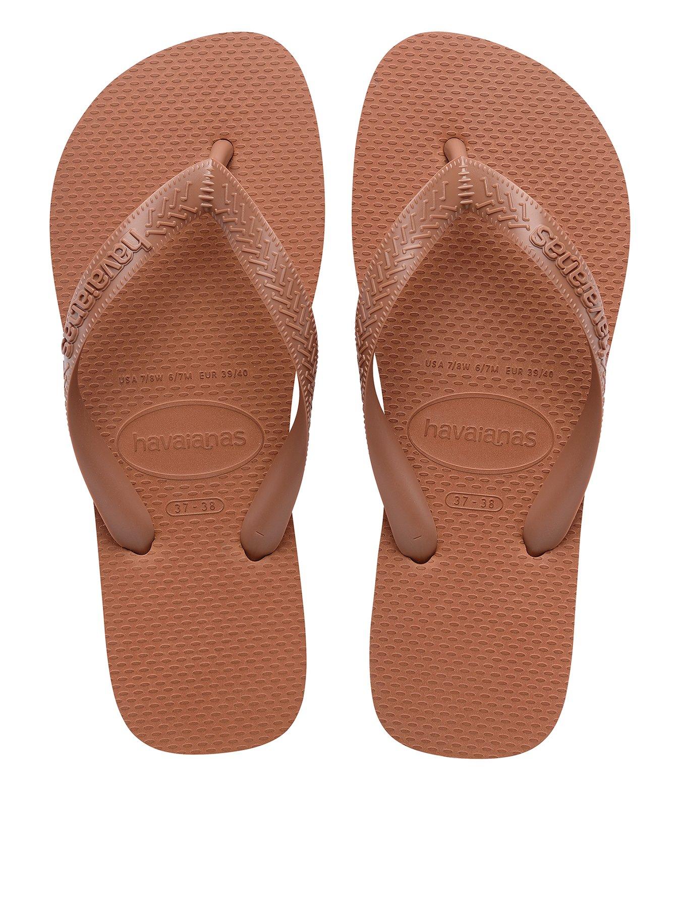 Image 1 of 6 of Havaianas Top Senses Flip Flop - Rust