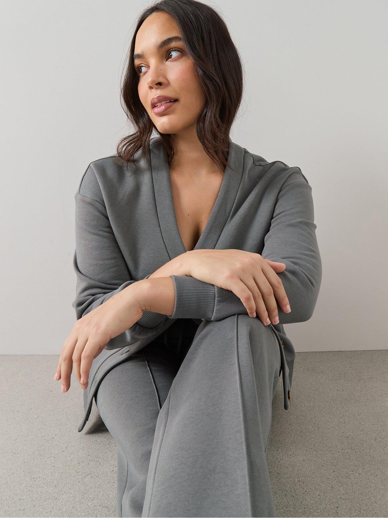 Image 4 of 6 of The Very Collection Curve Button Longline Cardigan