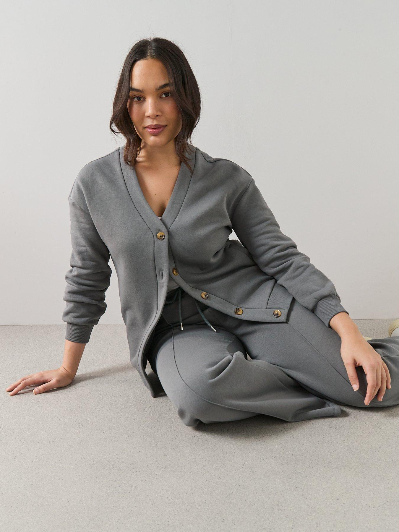 Image 6 of 6 of The Very Collection Curve Button Longline Cardigan